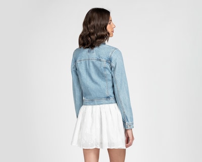Foto 4 | Chamarra de Algodón Trucker American Eagle para Mujer