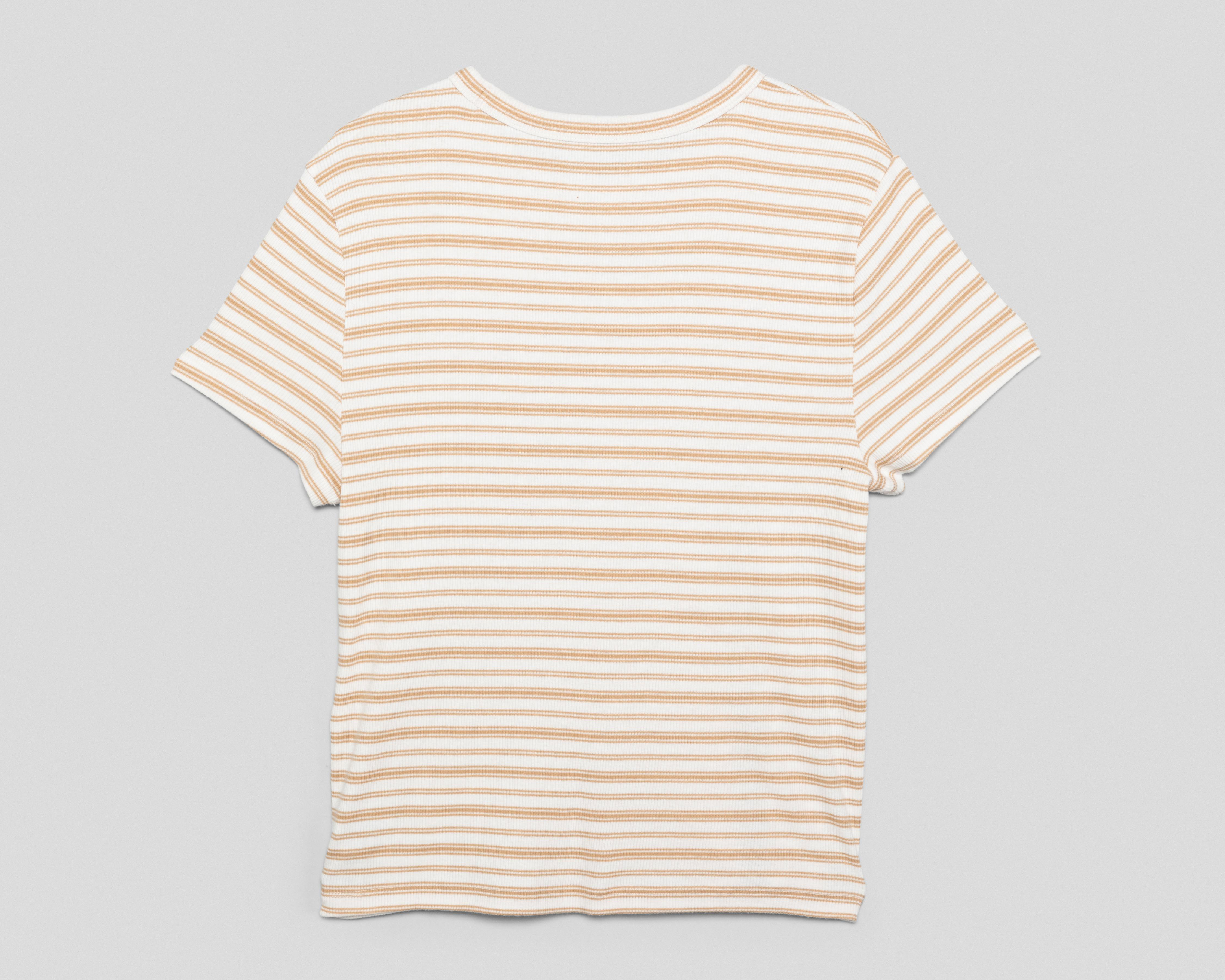 Foto 3 pulgar | Playera a Rayas American Eagle para Mujer