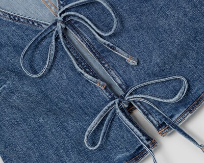 Foto 4 | Blusa Azul American Eagle Outfitters Juvenil