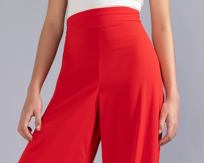 Foto 4 | Pantalón Ancho Thinner Rojo para Mujer