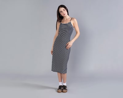Foto 2 | Vestido Casual Thinner a Rayas con Tirantes