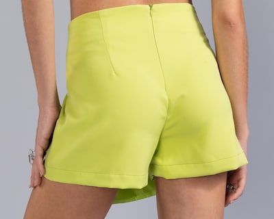 Foto 5 | Short Falda Corta Thinner Verde para Mujer