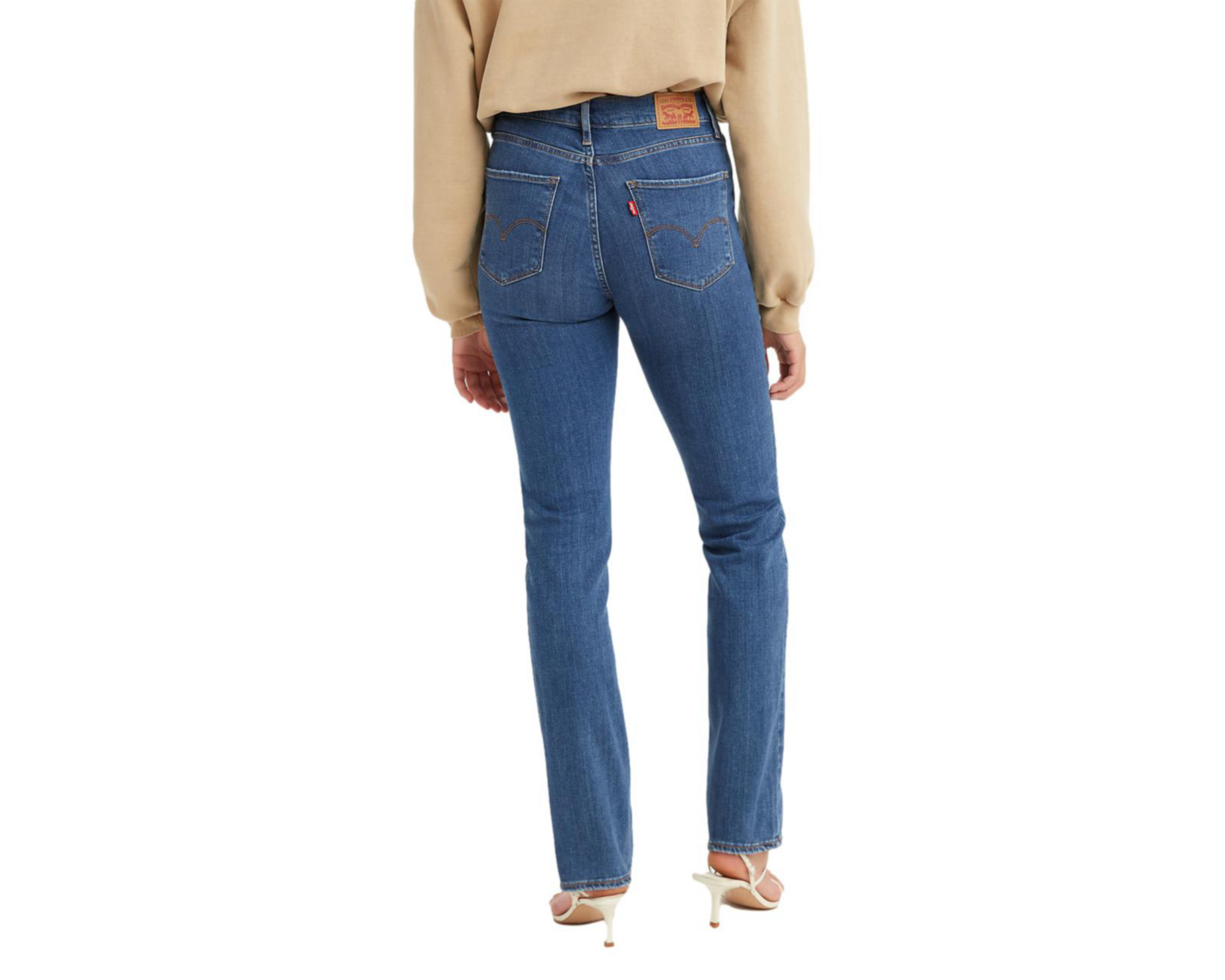 Foto 4 pulgar | Jeans High Rise Straight Levi's 724 Chelsea Pier para Mujer