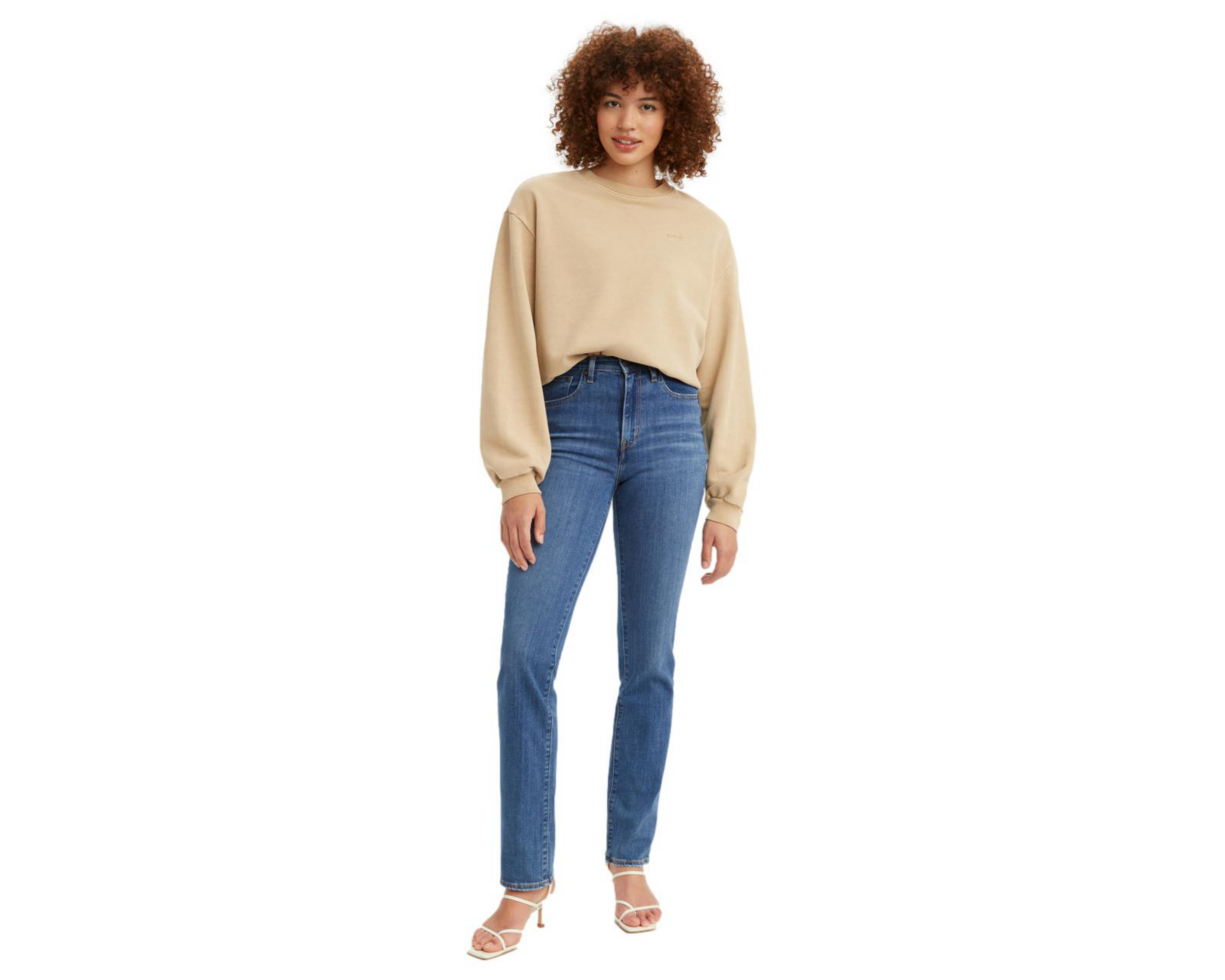 Foto 5 pulgar | Jeans High Rise Straight Levi's 724 Chelsea Pier para Mujer