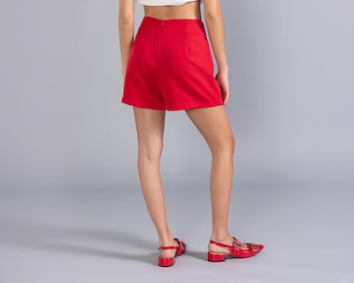 Foto 3 | Short Falda Corta Thinner Roja para Mujer