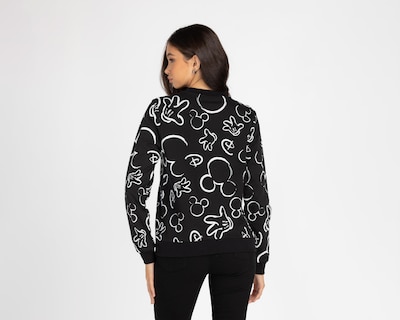 Foto 2 | Sudadera Disney Mickey Mouse Negra