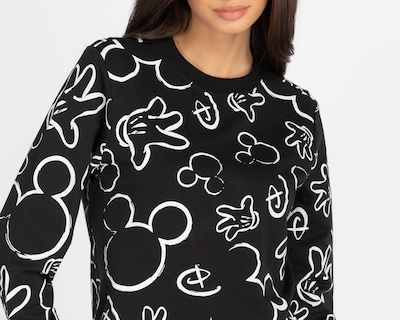 Foto 3 | Sudadera Disney Mickey Mouse Negra