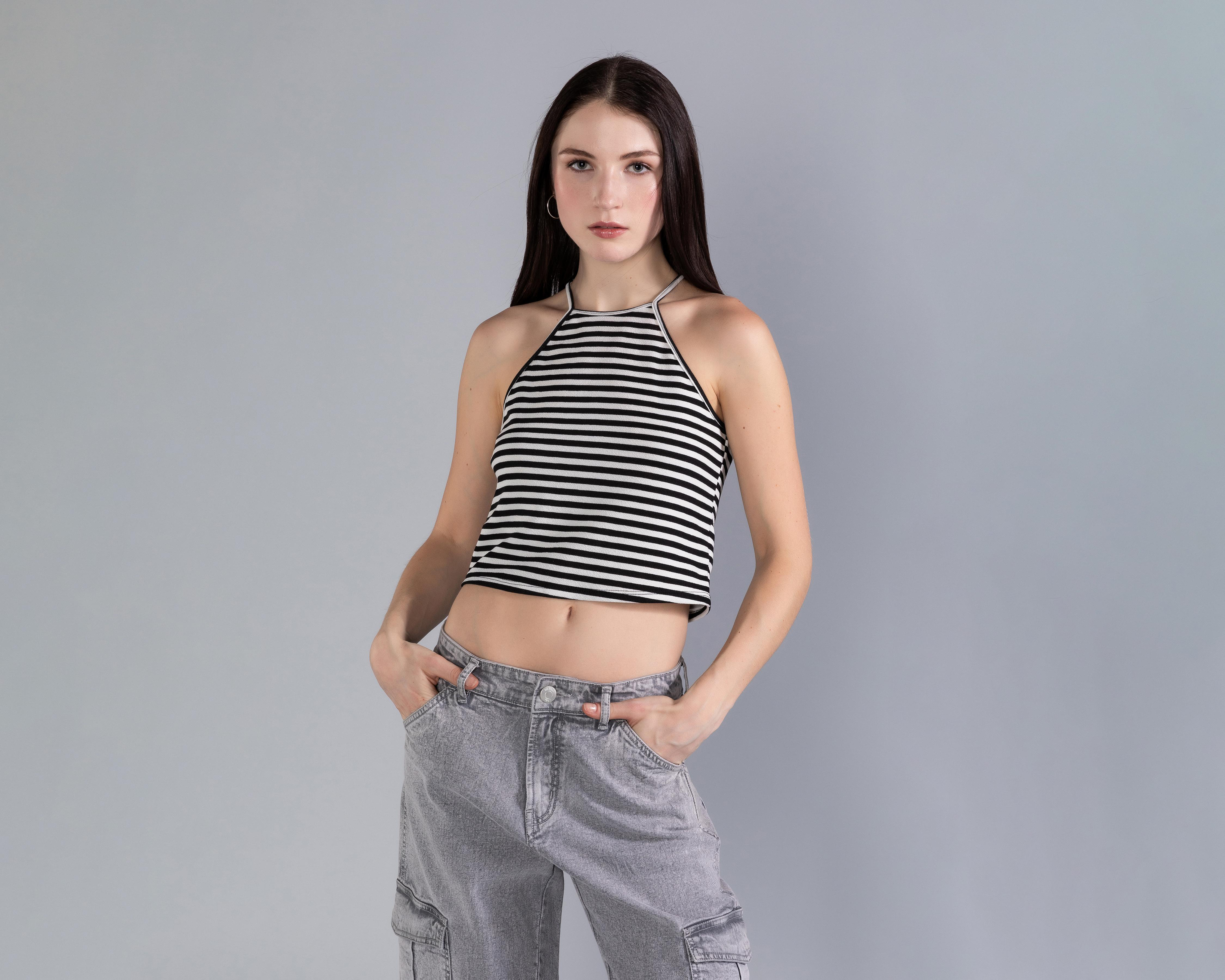 Foto 2 | Playera Thinner sin Mangas para Mujer