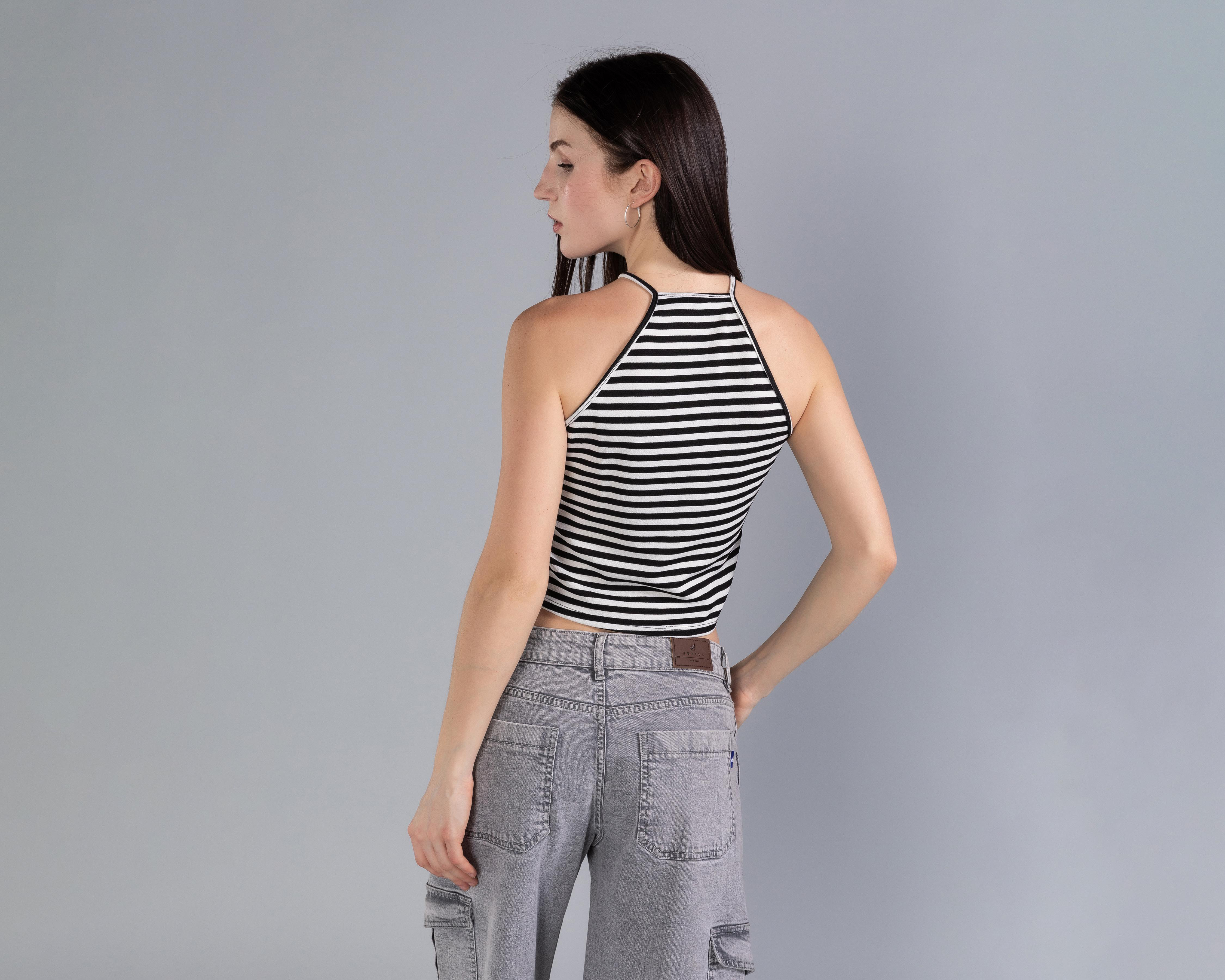 Foto 4 pulgar | Playera Thinner sin Mangas para Mujer