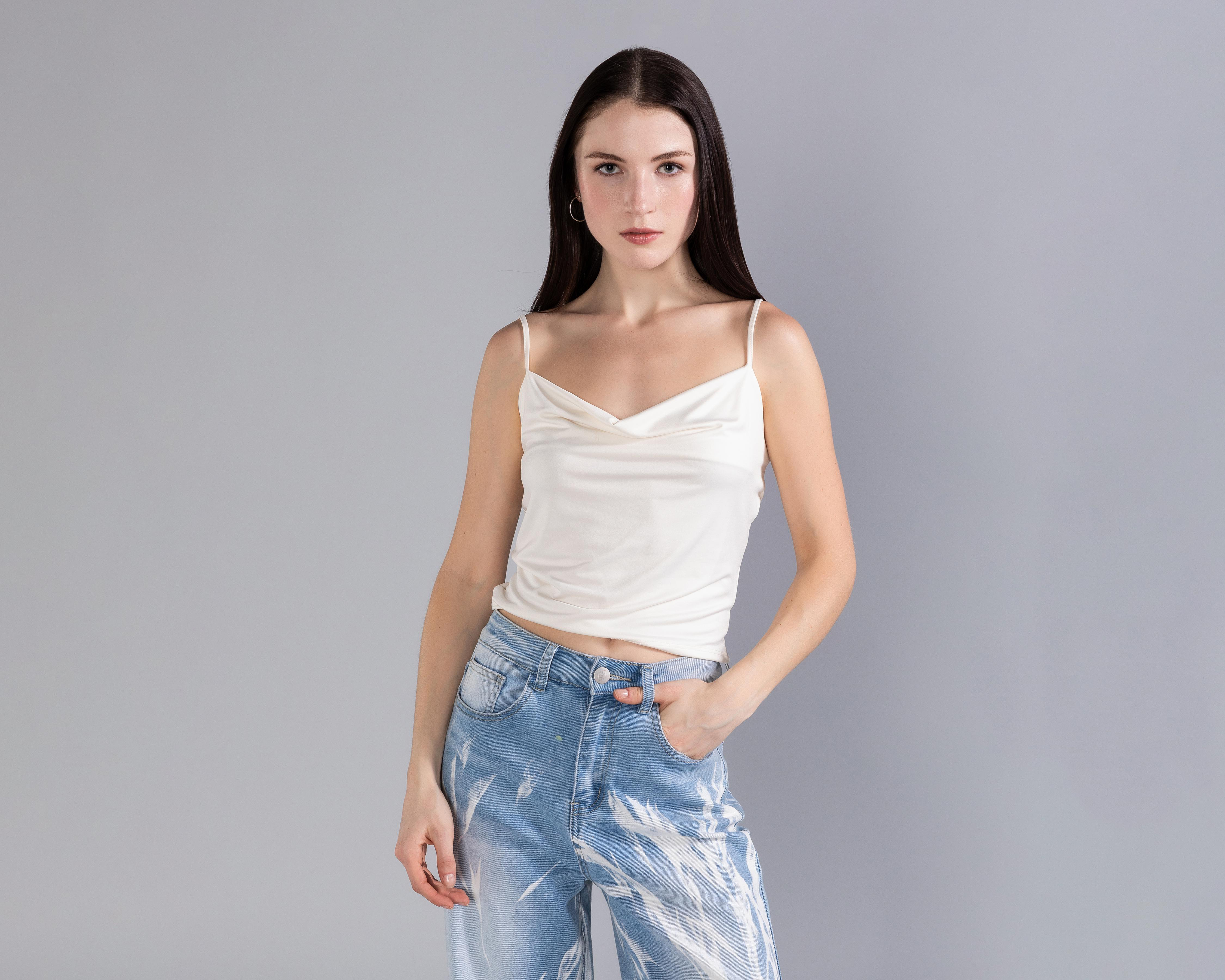 Foto 2 | Blusa Thinner sin Mangas para Mujer