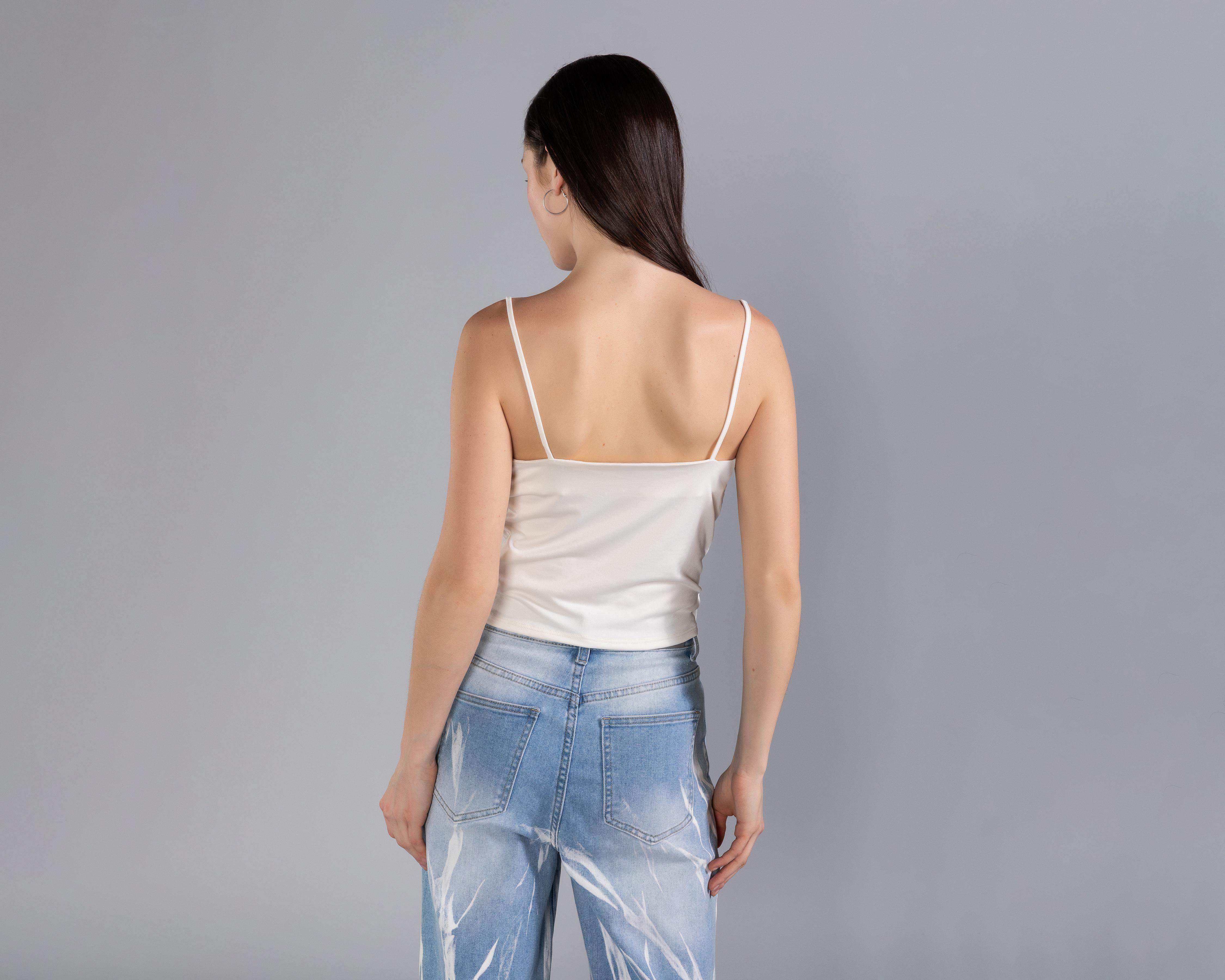 Foto 4 pulgar | Blusa Thinner sin Mangas para Mujer