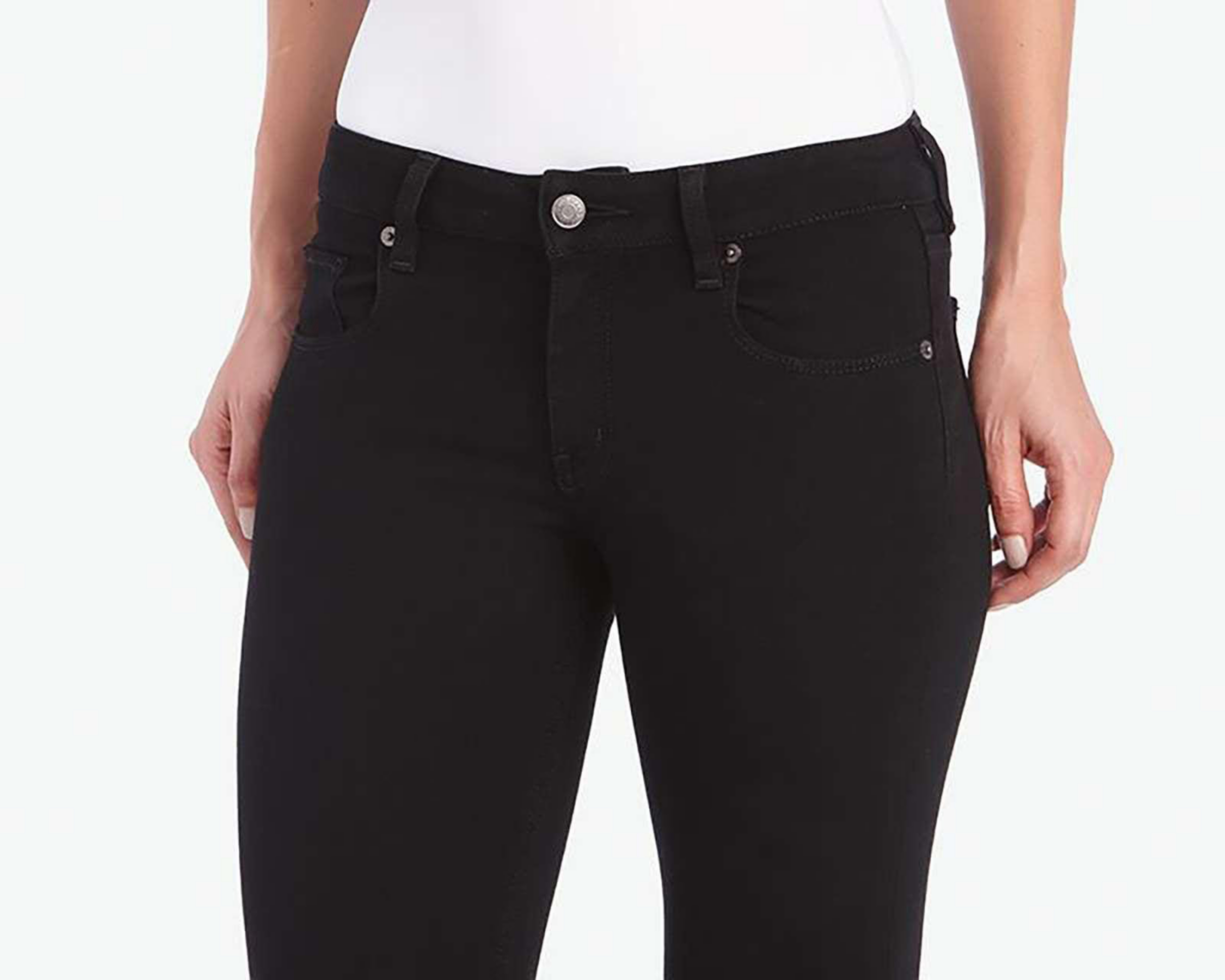 Foto 4 pulgar | Jeans Oggi Carol Super Slim Negro