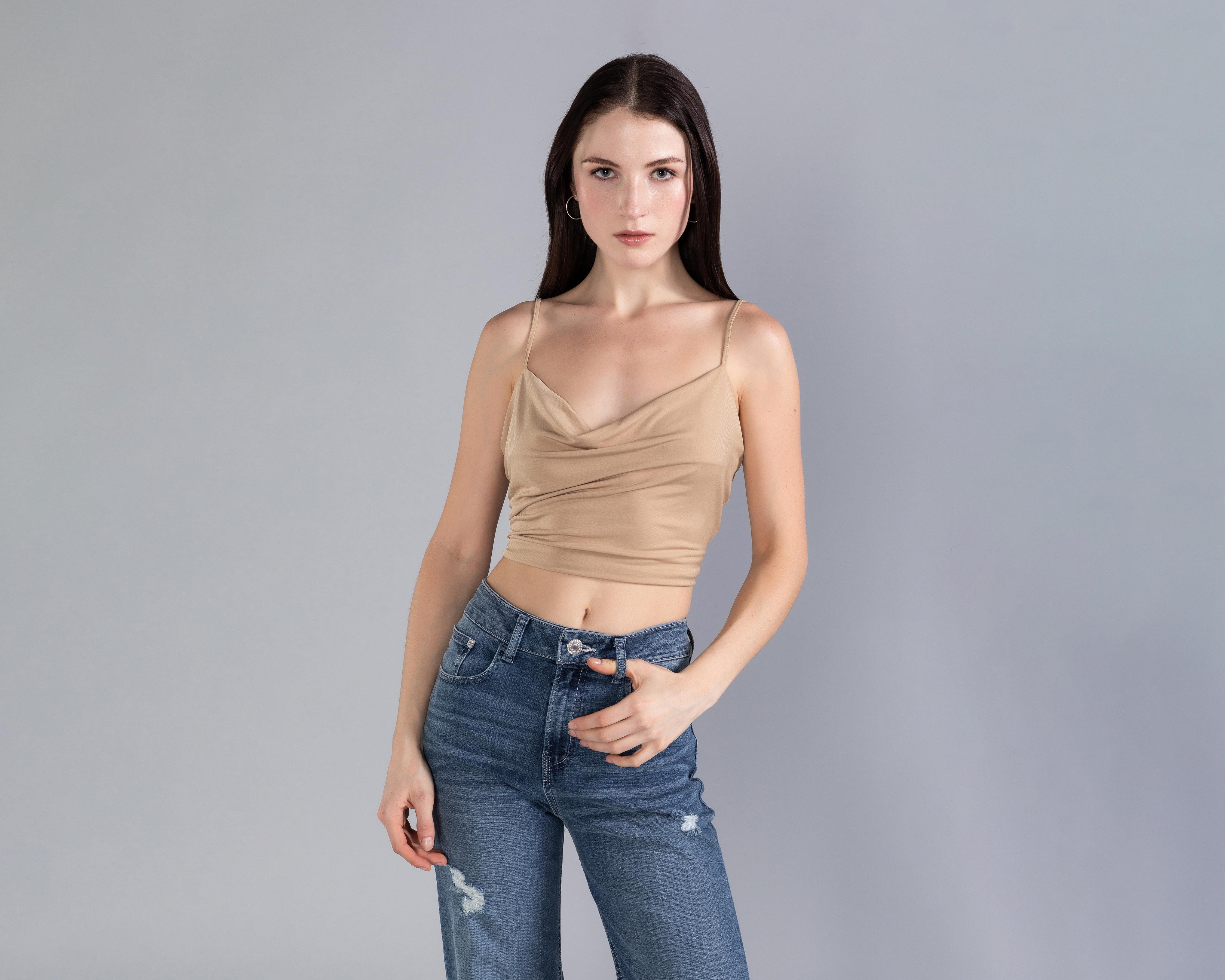 Foto 2 | Blusa Thinner sin Mangas para Mujer