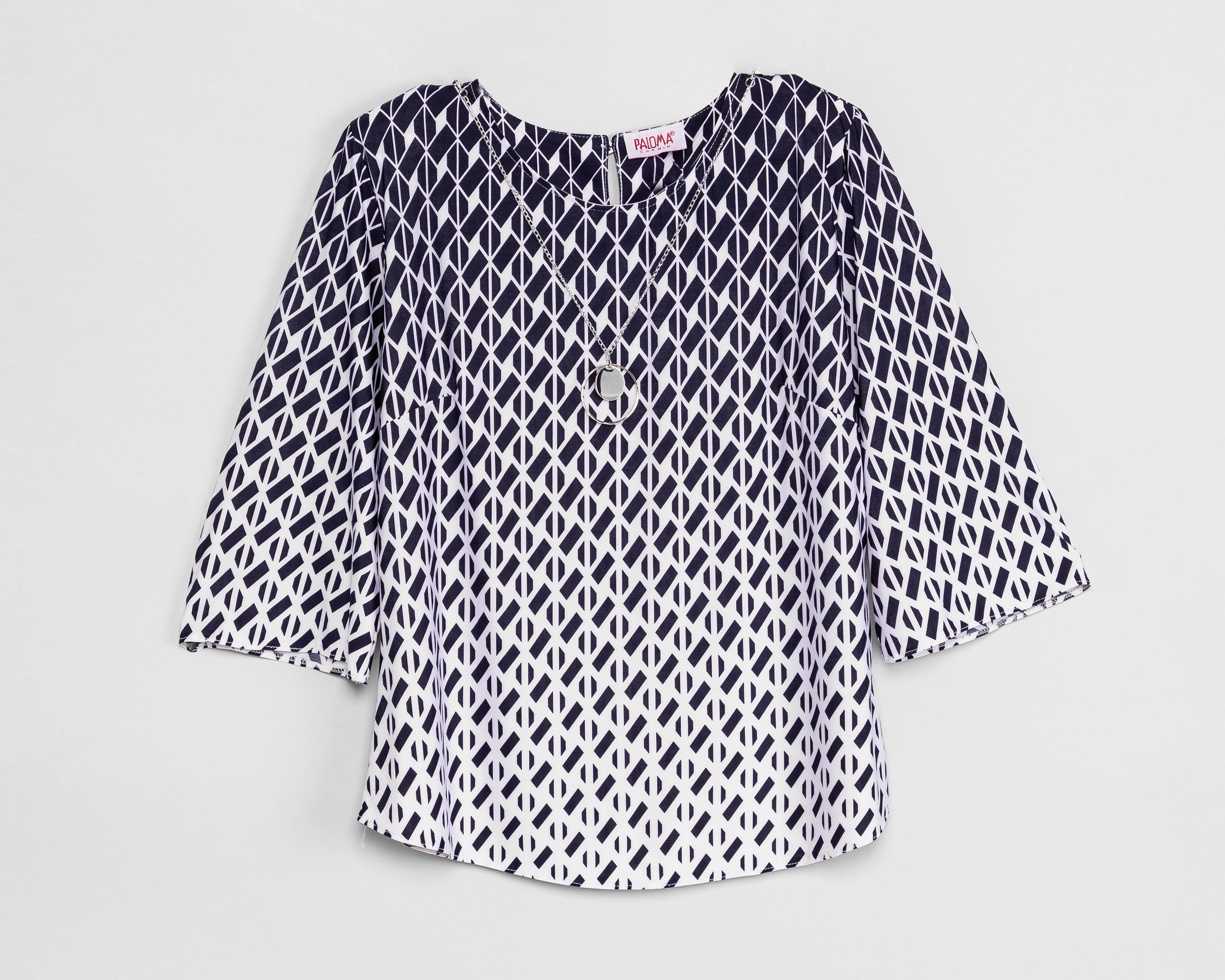 Foto 2 pulgar | Blusa Estampada Paloma para Mujer