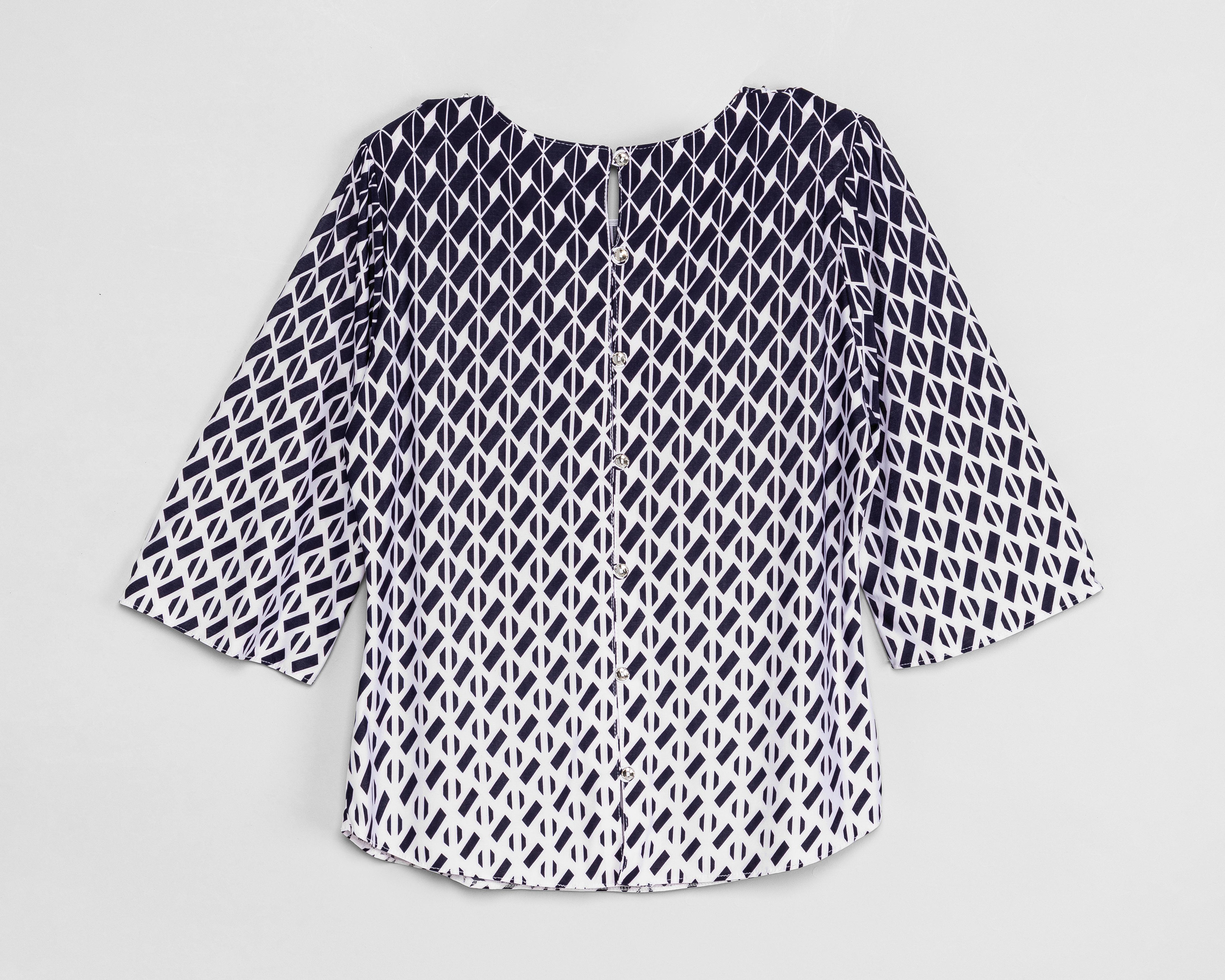 Foto 3 pulgar | Blusa Estampada Paloma para Mujer