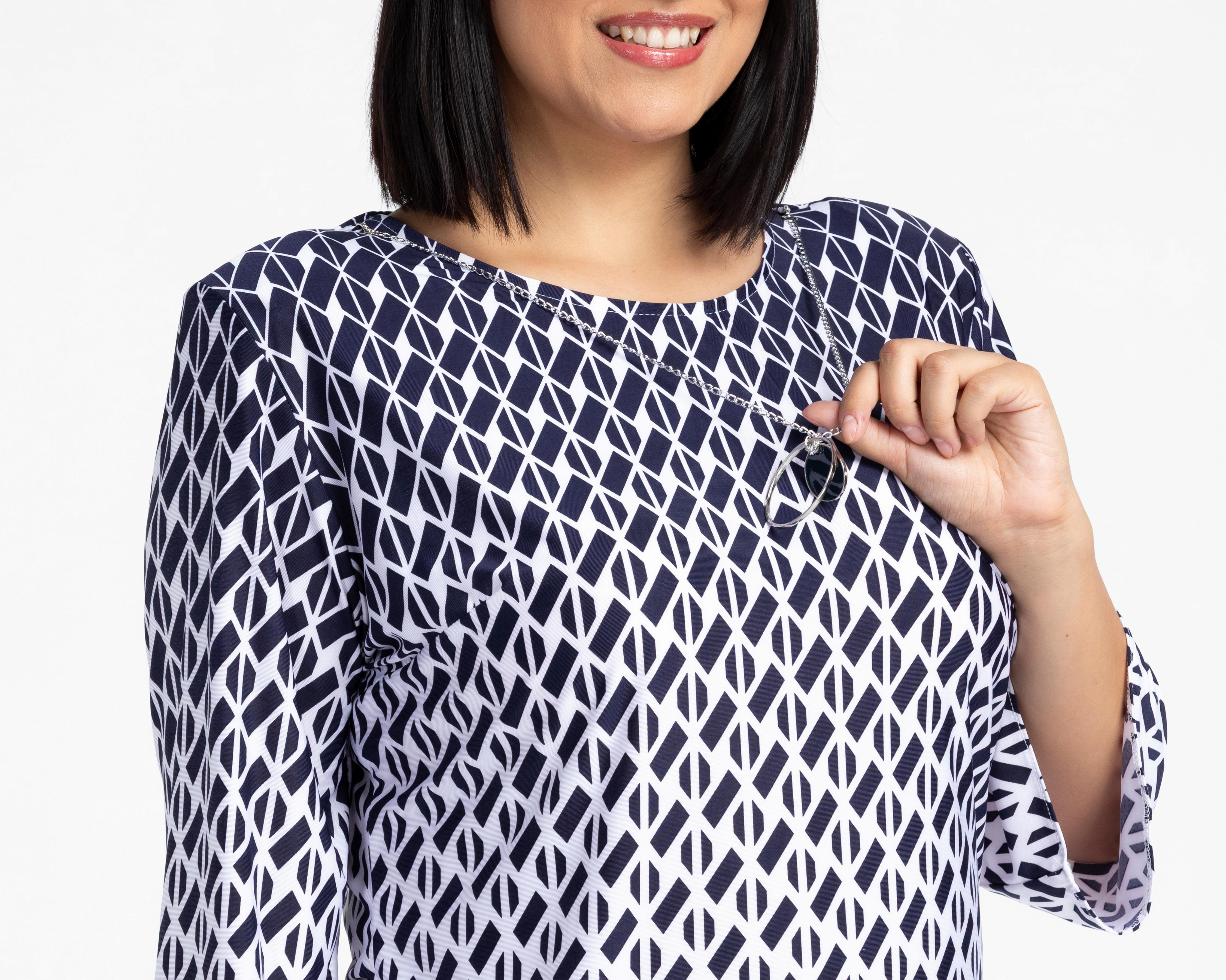 Foto 5 pulgar | Blusa Estampada Paloma para Mujer