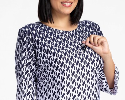 Foto 4 | Blusa Estampada Paloma para Mujer