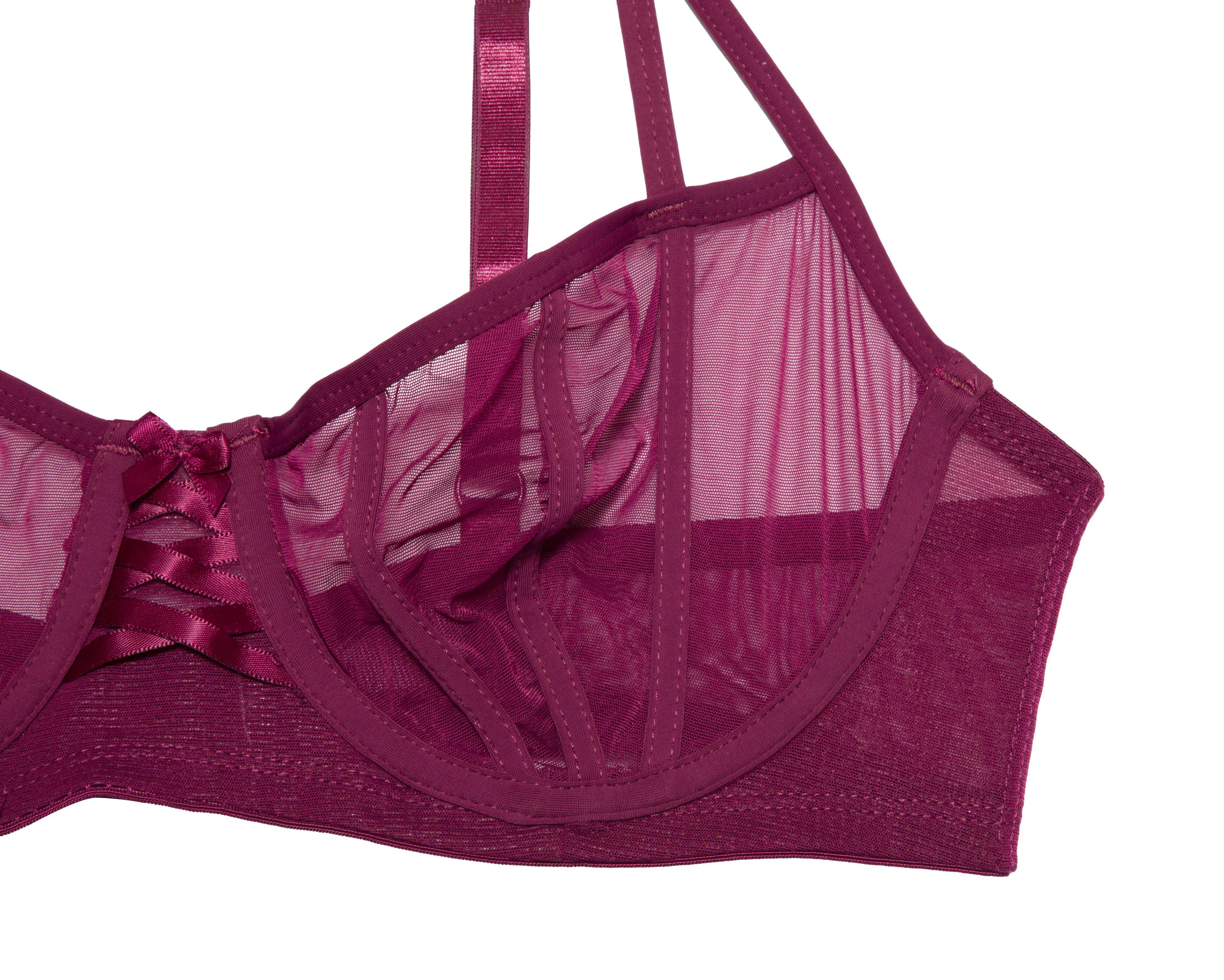 Foto 4 pulgar | Brasier Copa Completa con Transparencia Be Wicked