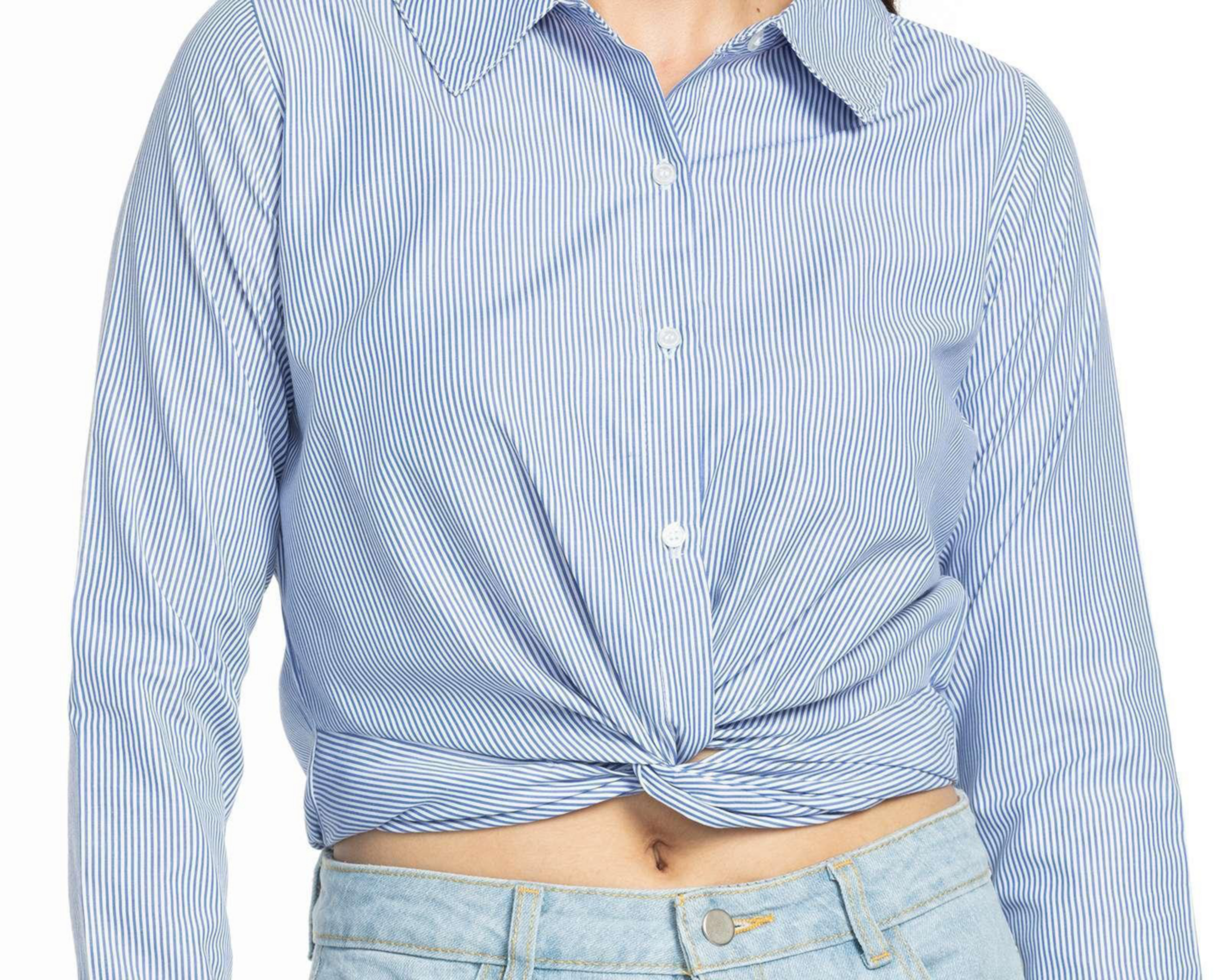 Foto 4 | Blusa Refill Manga Larga con Botones