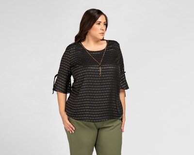 Foto 1 | Blusa Sahara con Estampado y Collar