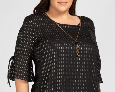 Foto 4 | Blusa Sahara con Estampado y Collar