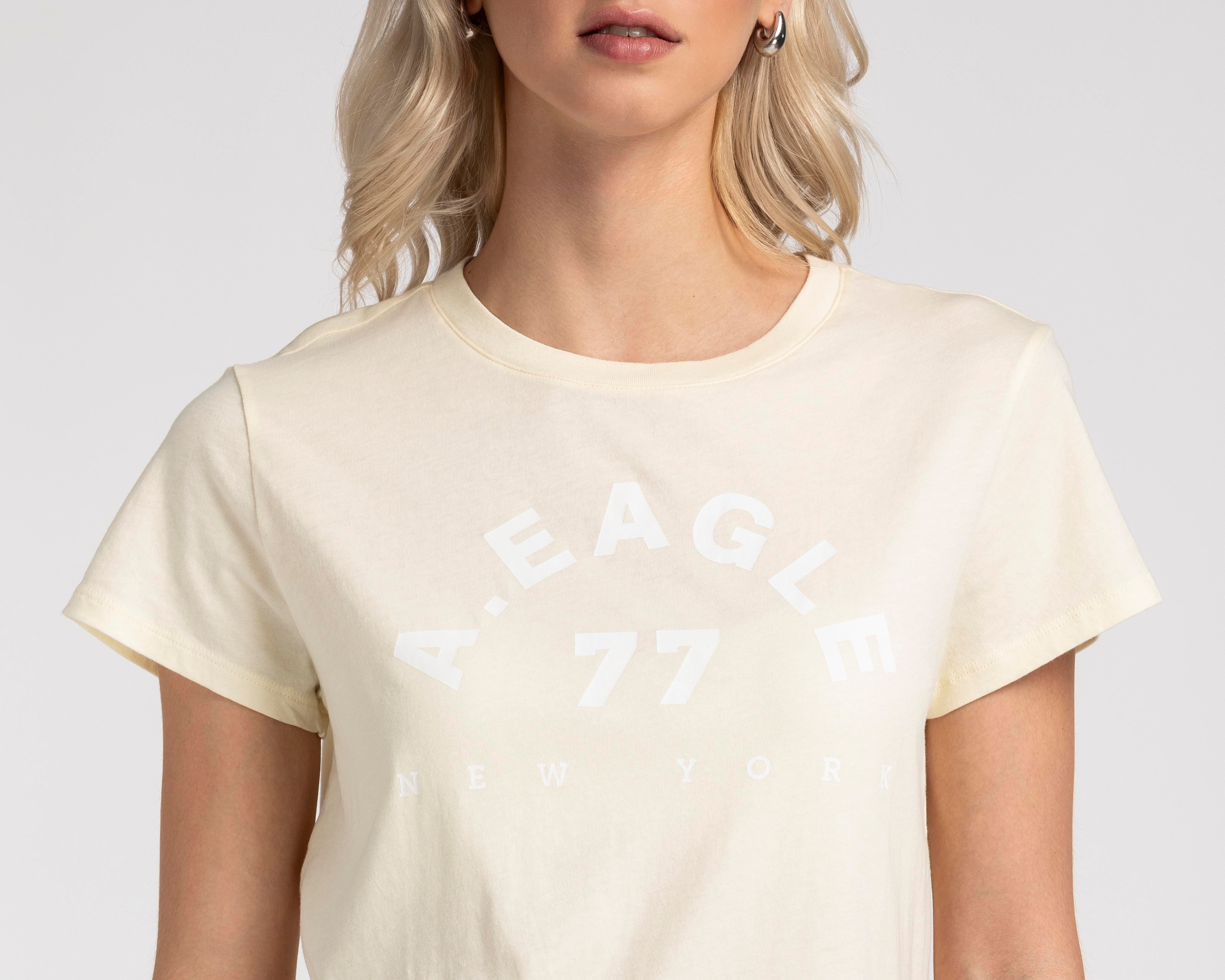 Foto 4 | Playera Manga Corta American Eagle para Mujer
