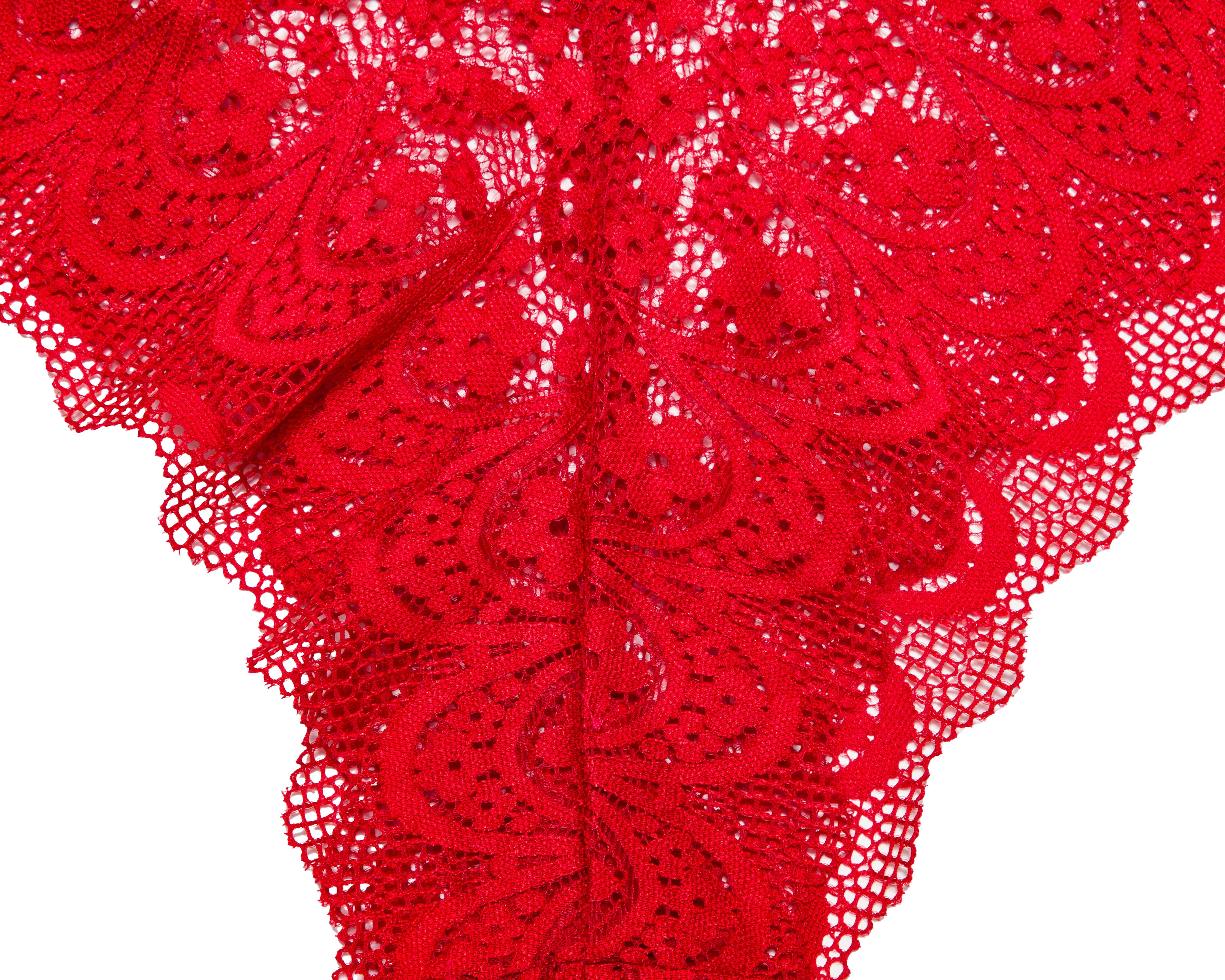 Foto 4 pulgar | Pantaleta con Encaje Be Wicked para Mujer 3 Piezas