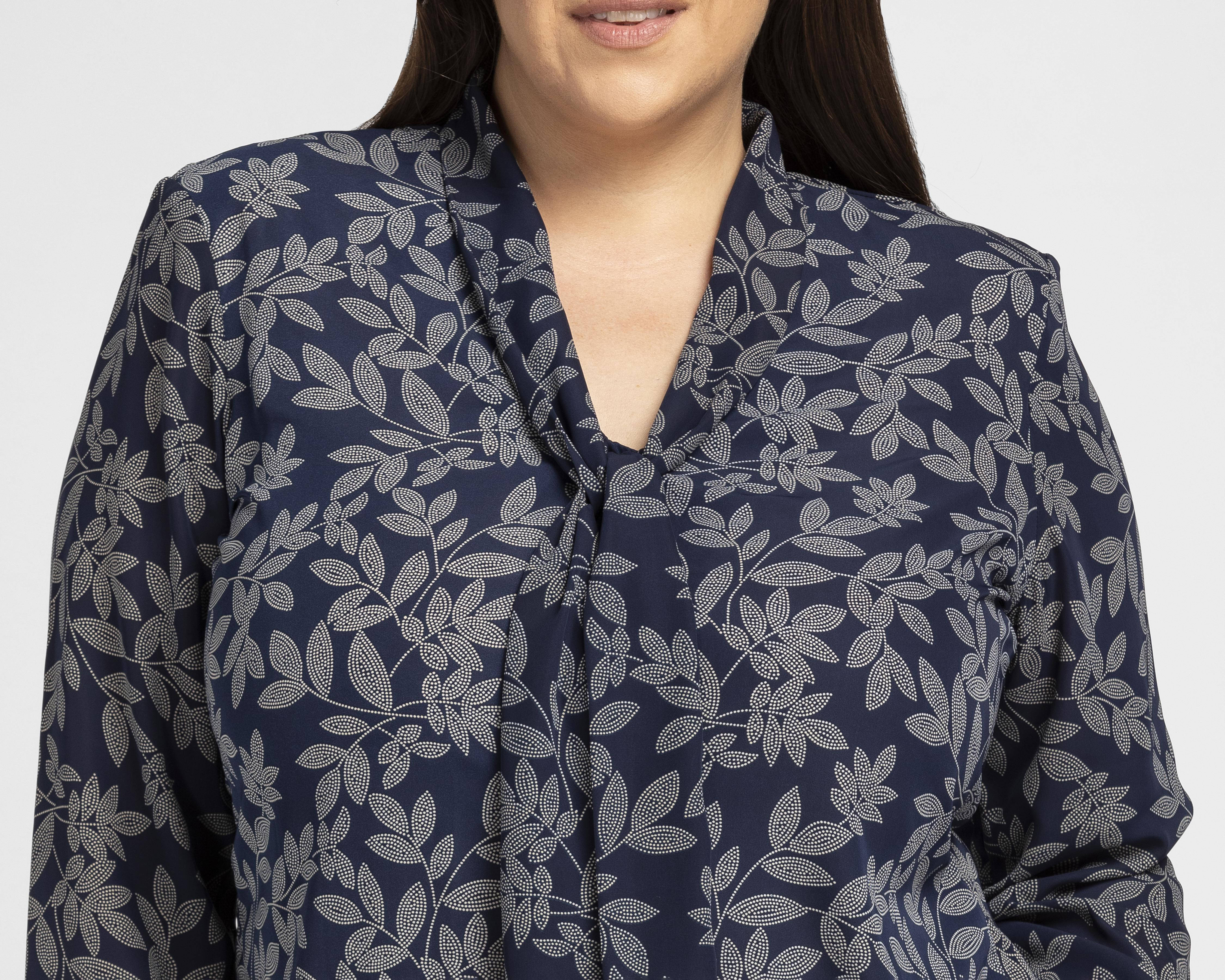 Foto 4 | Blusa Paloma Manga Larga con Botones y Corbata