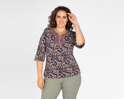 Foto 1 | Blusa Paloma Manga 3/4 Estampada