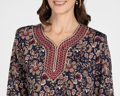 Foto 7 | Blusa Paloma Manga 3/4 Estampada