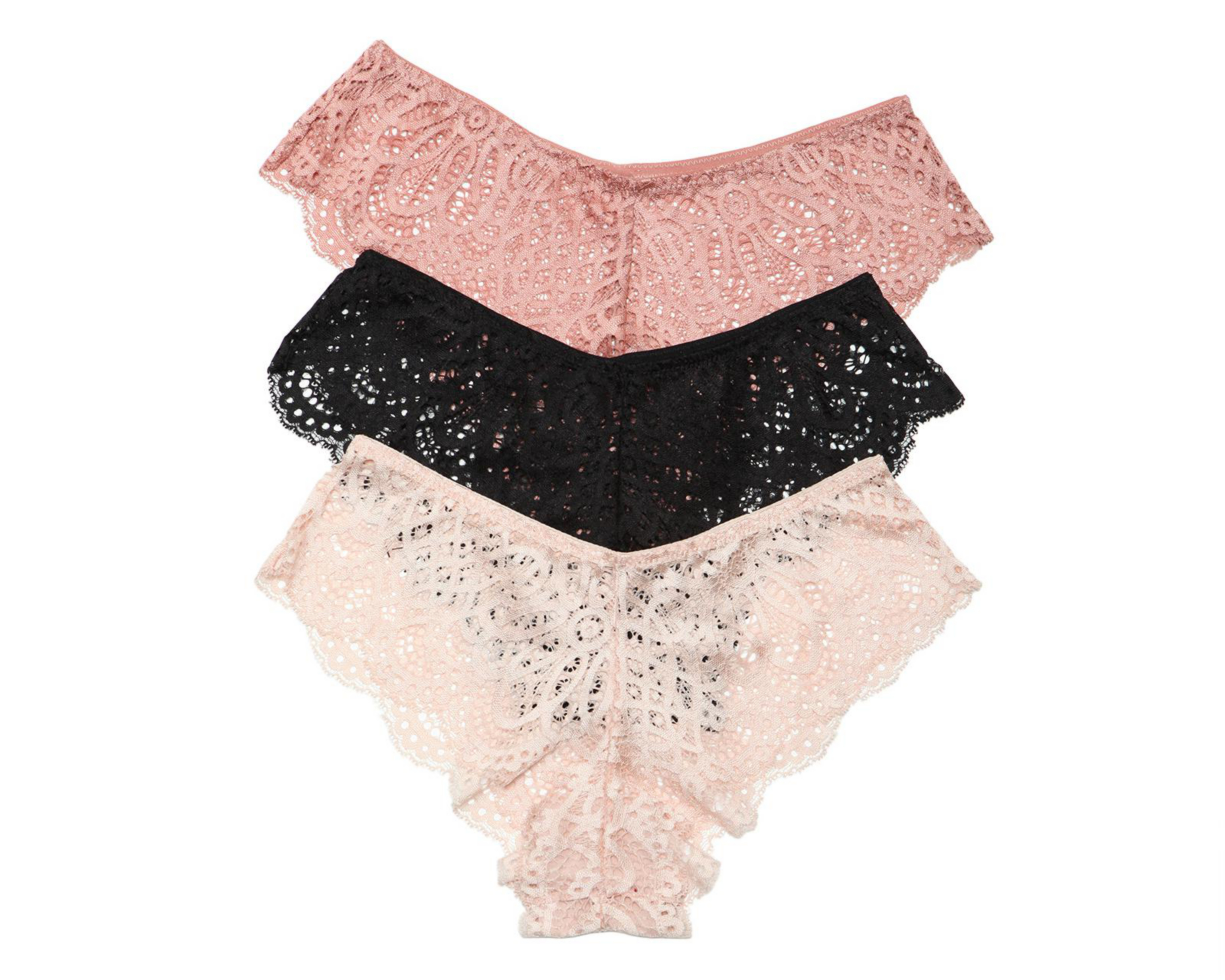 Bikini con Encaje Be Wicked para Mujer 3 Piezas