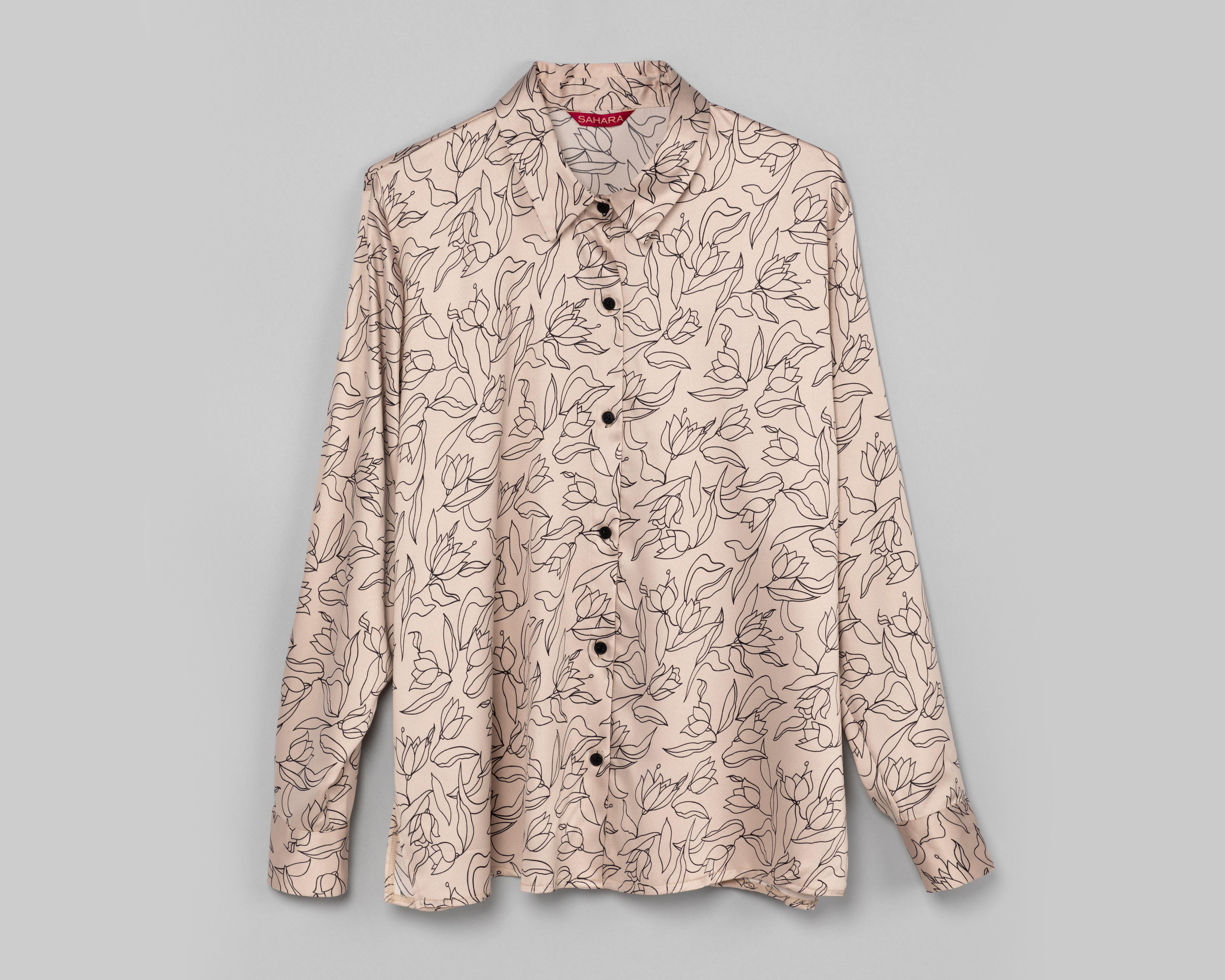 Foto 6 pulgar | Blusa Sahara Manga Larga con Estampado Floral