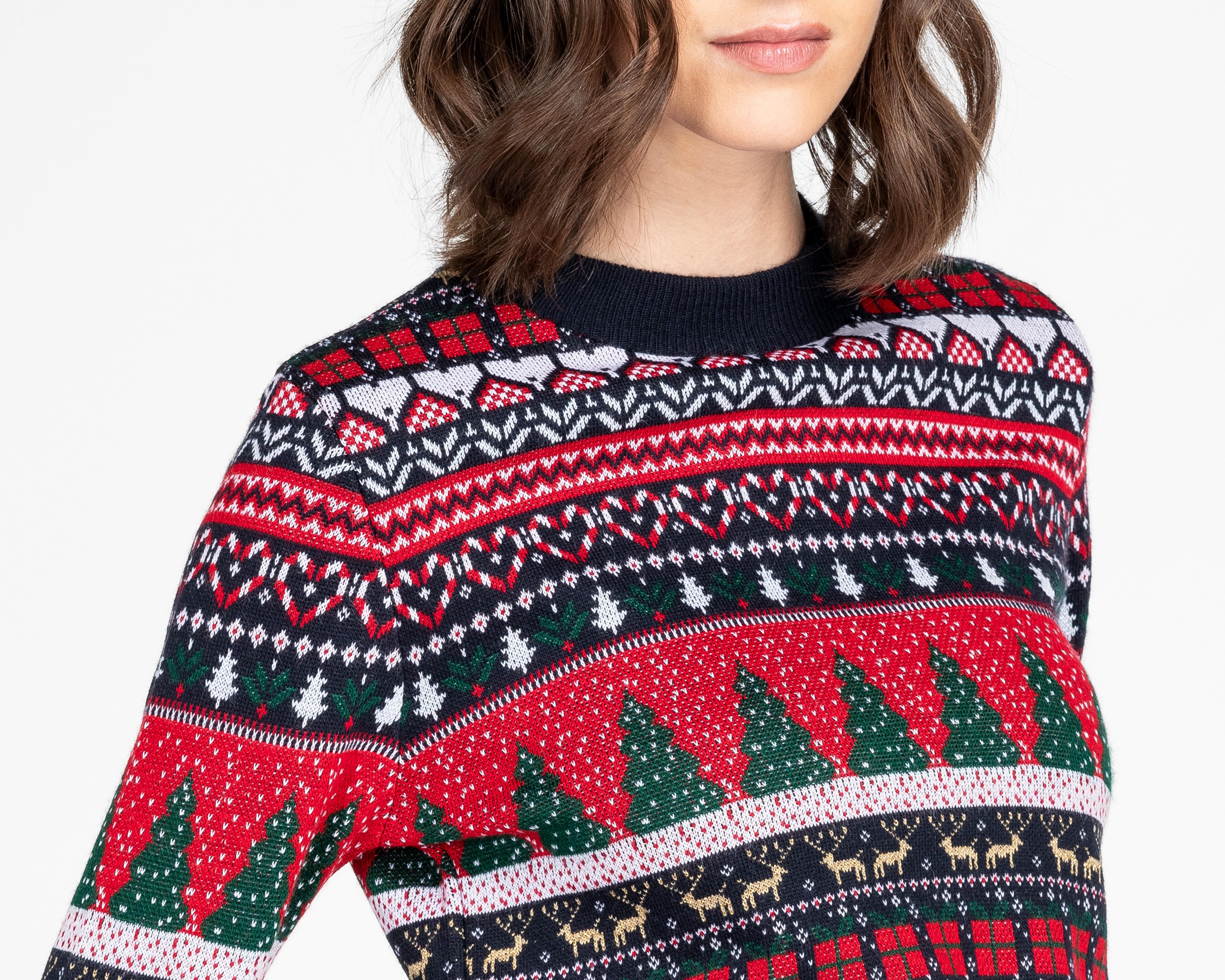 Foto 5 pulgar | Suéter Navideño Refill para Mujer