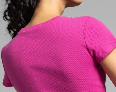 Foto 8 | Vestido Thinner Casual Rosa Manga Corta