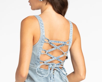 Foto 5 | Vestido Casual Refill Corto de Mezclilla