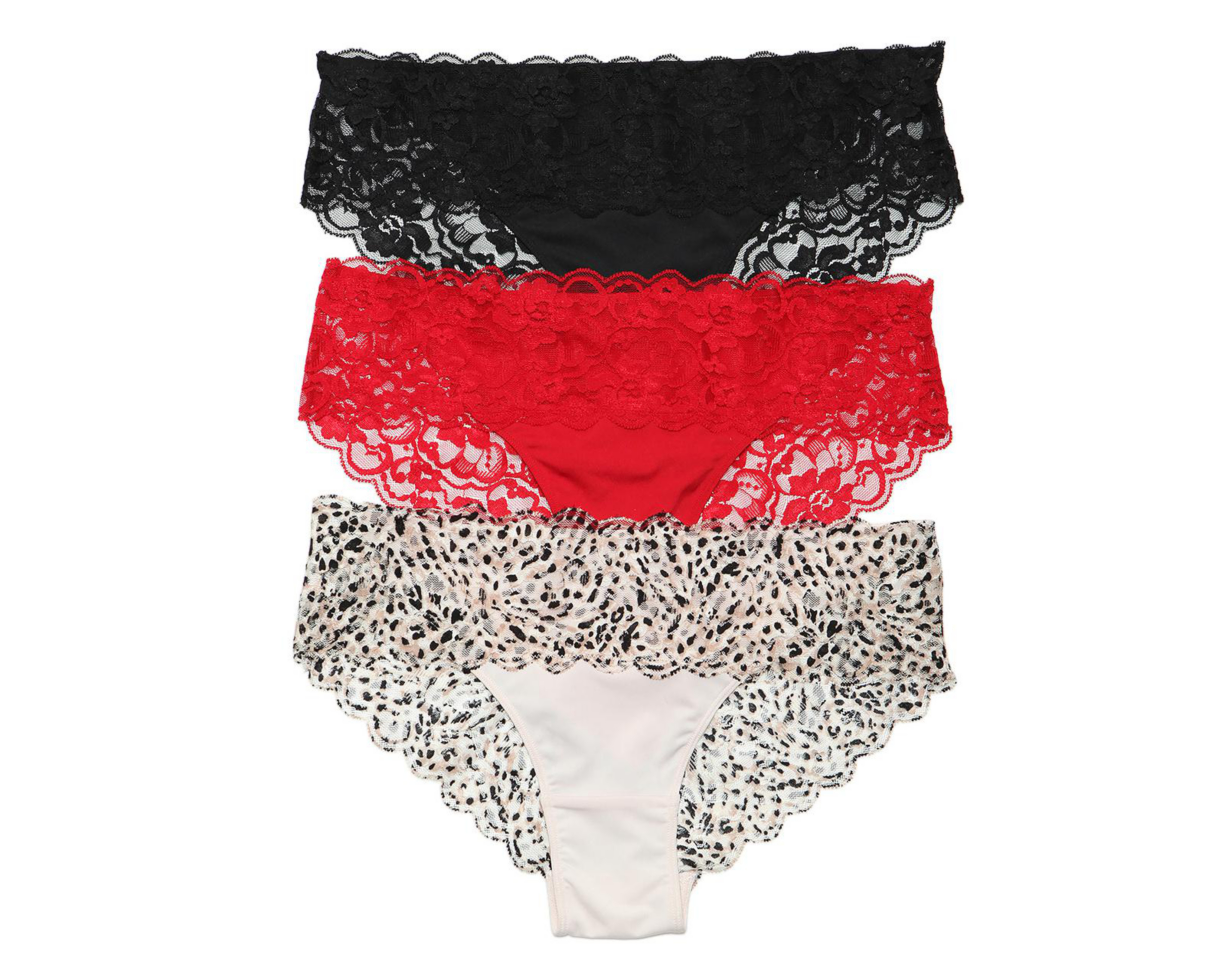 Bikini con Encaje Be Wicked par Mujer 3 Pack