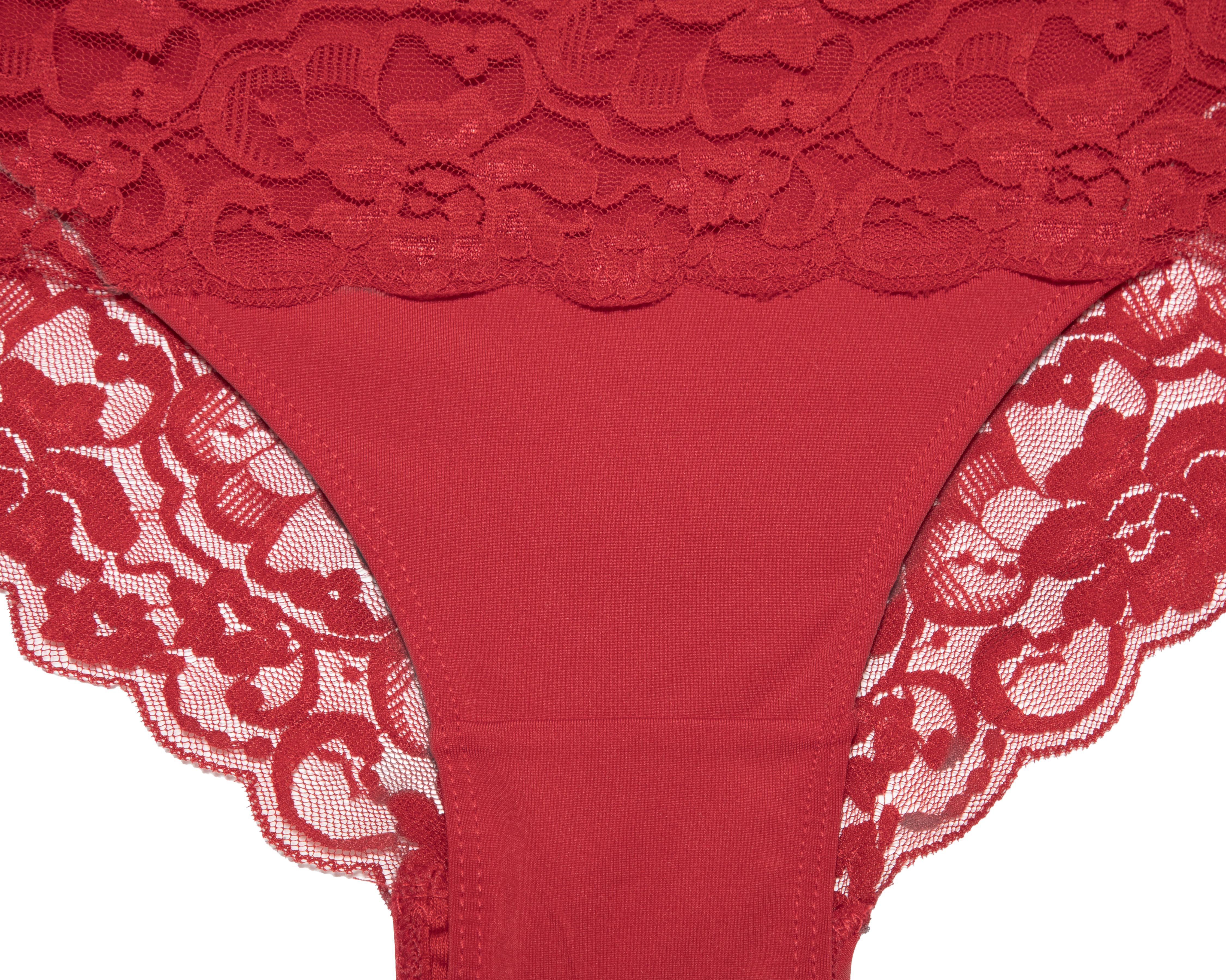 Foto 4 pulgar | Bikini con Encaje Be Wicked par Mujer 3 Pack