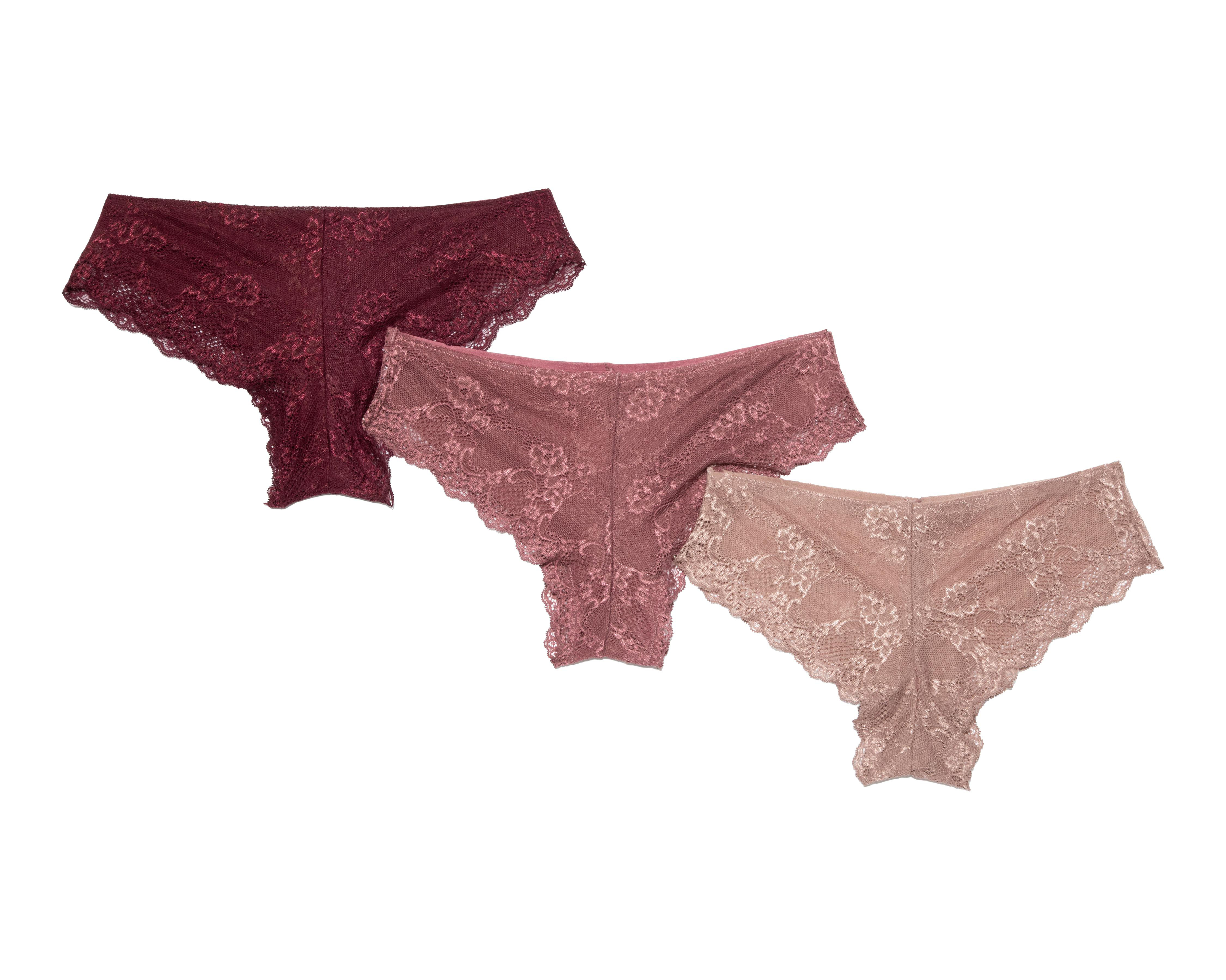 Foto 1 | Tanga con Encaje Be Wiked para Mujer 3 Piezas