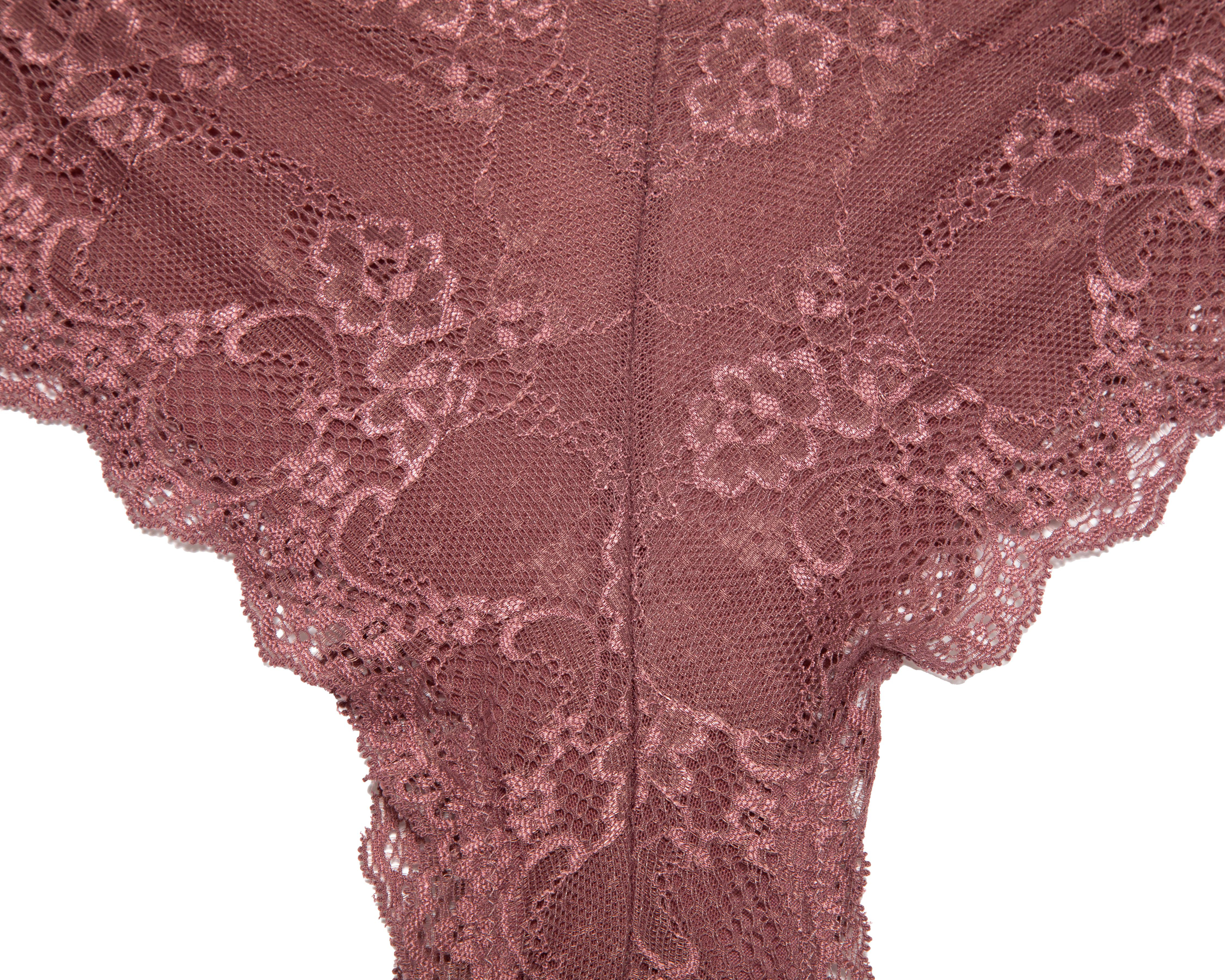 Foto 4 pulgar | Tanga con Encaje Be Wiked para Mujer 3 Piezas