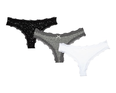 Foto 1 | Pantaleta con Encaje Be Wicked para Mujer 3 Pack