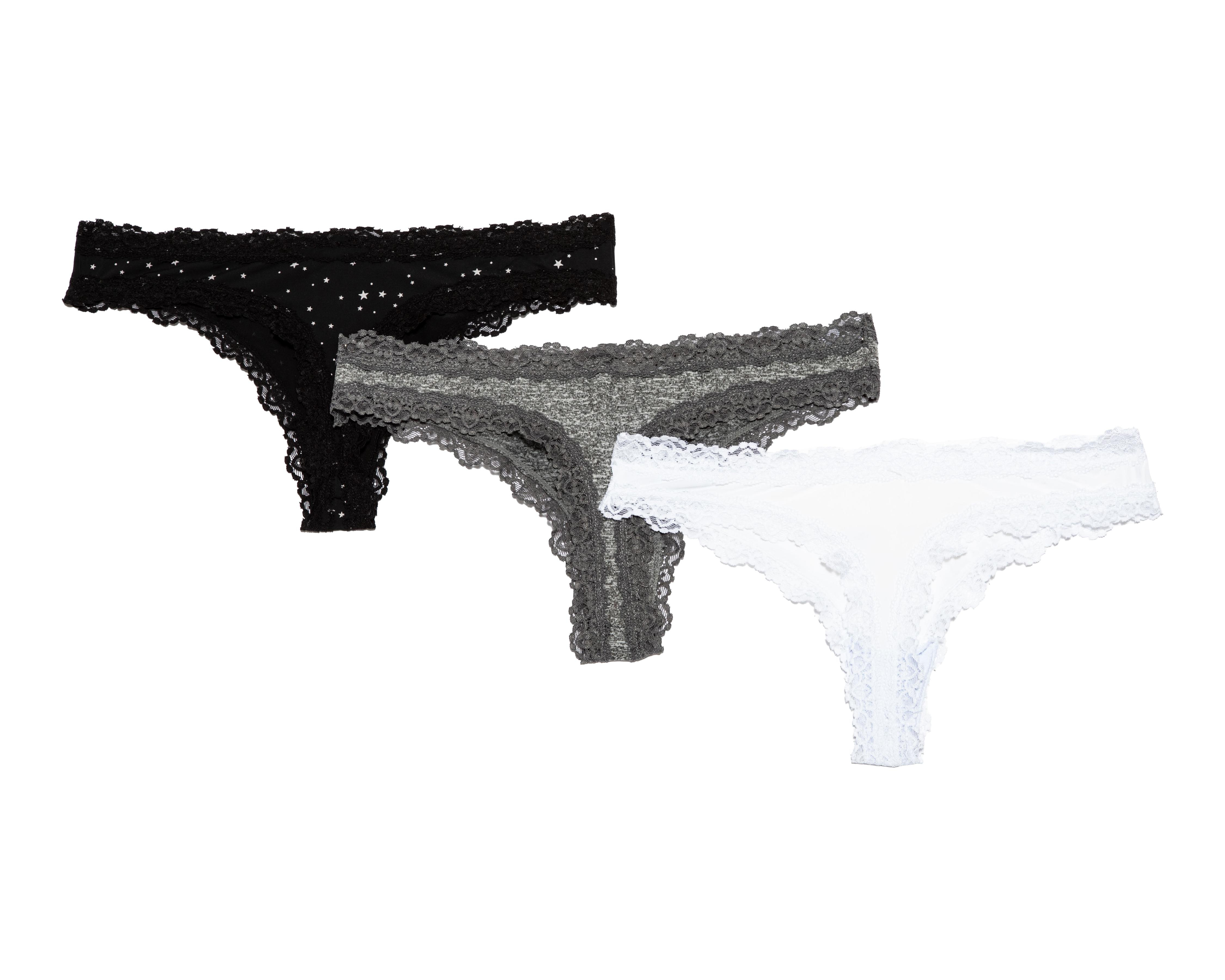 Foto 3 pulgar | Pantaleta con Encaje Be Wicked para Mujer 3 Pack
