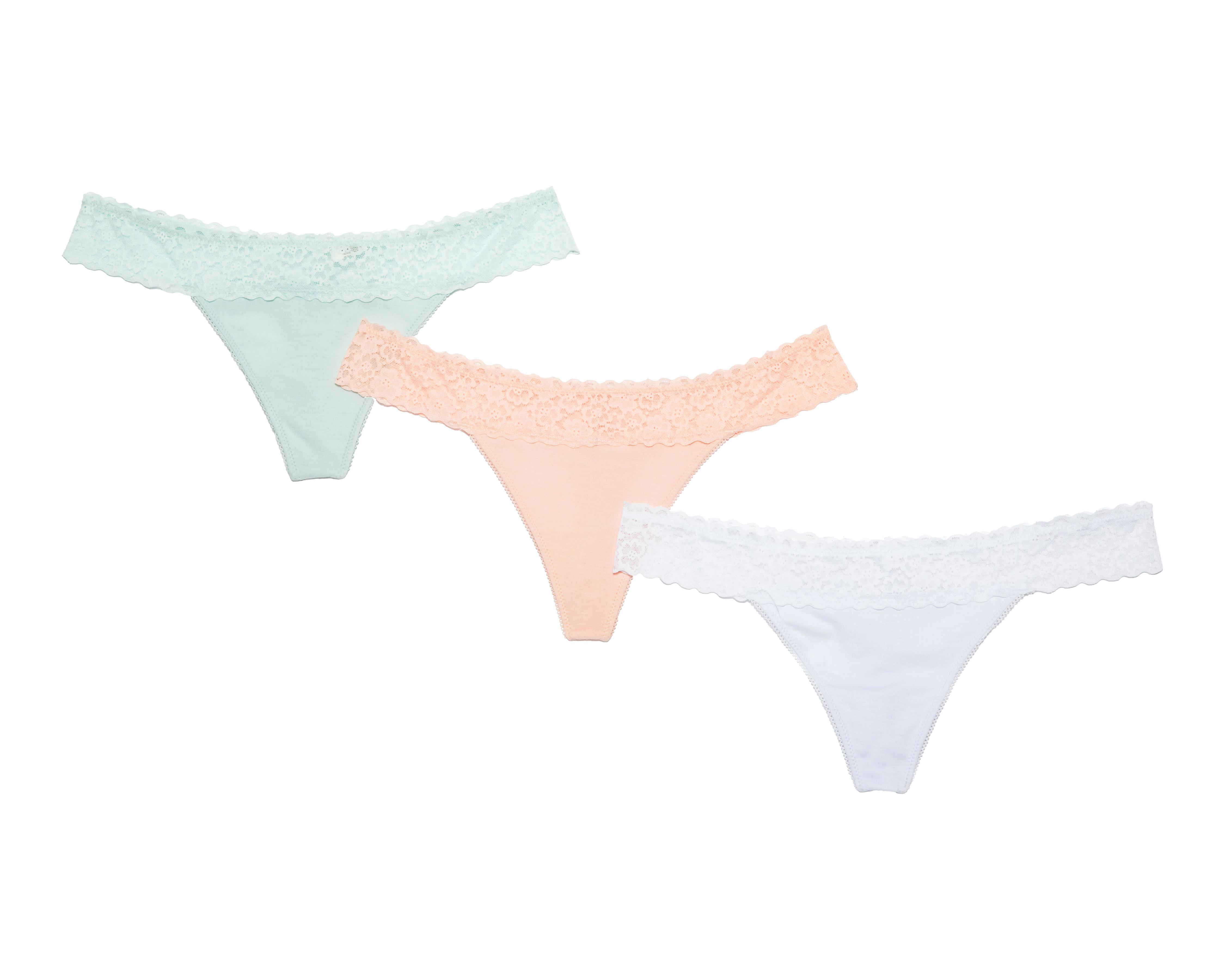 Foto 2 pulgar | Pantaleta con Encaje Be Wicked para Mujer 3 Pack