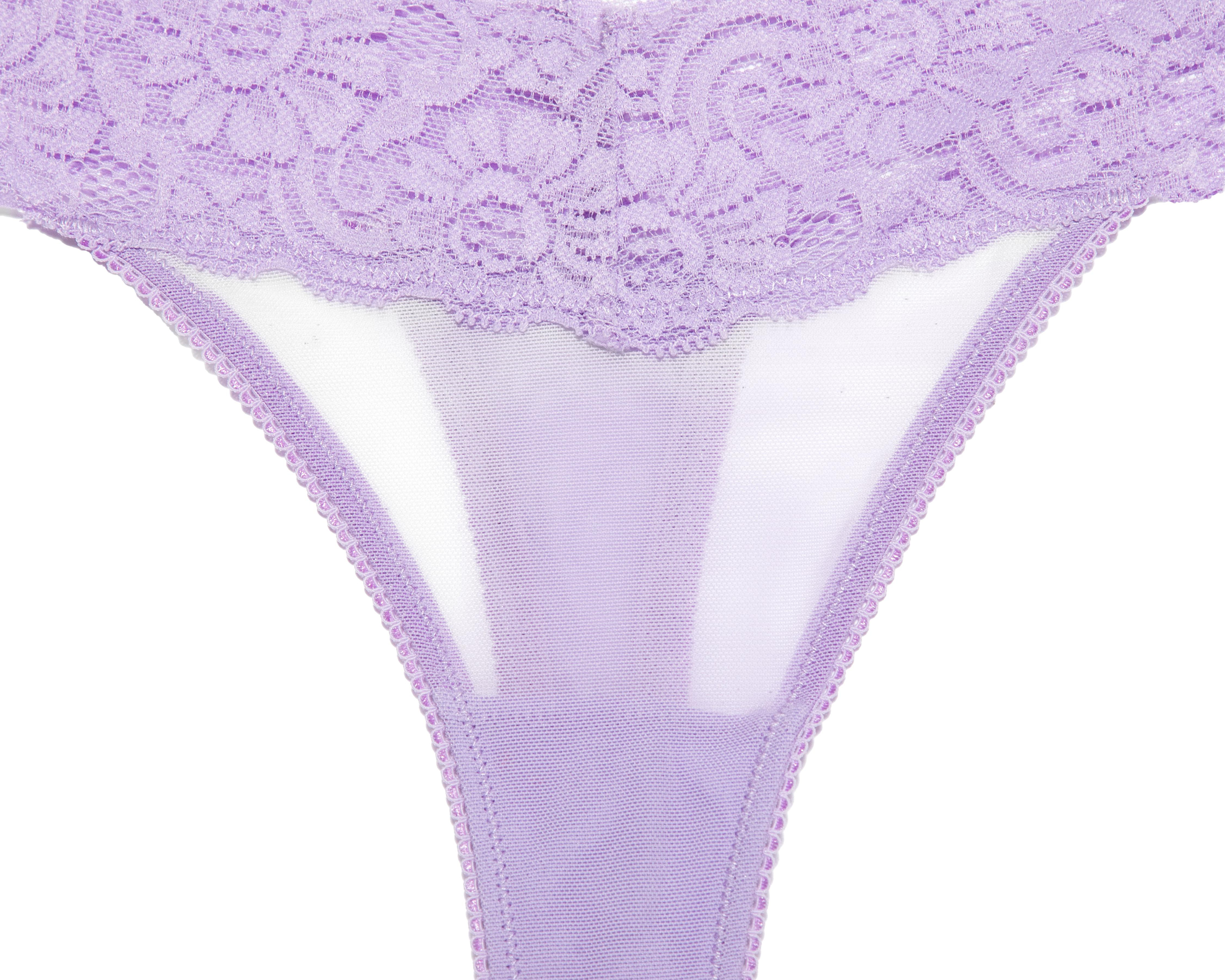 Foto 4 pulgar | Pantaleta con Encaje Be Wicked para Mujer 3 Pack