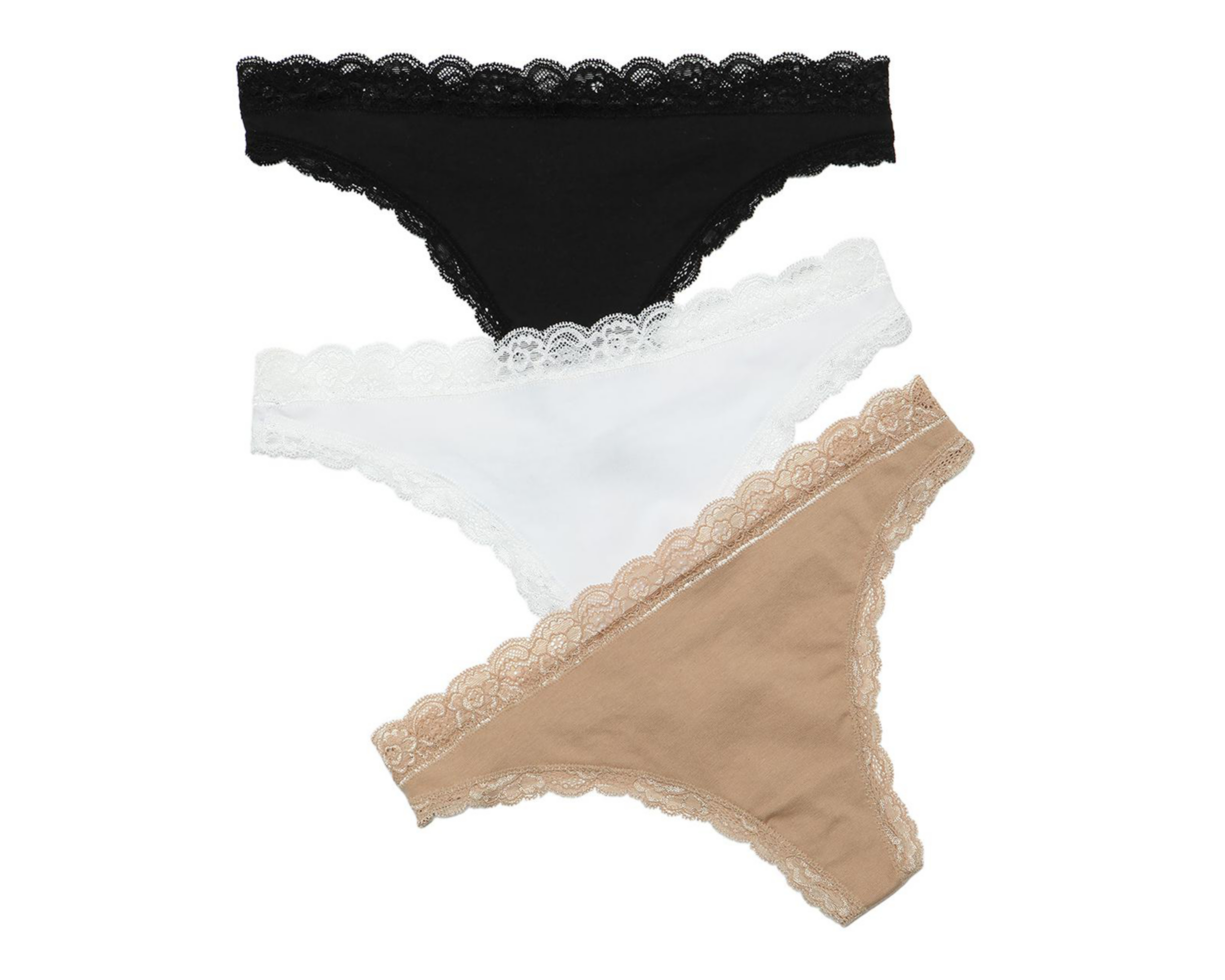 Pantaleta con Encaje Be Wicked para Mujer 3 Pack