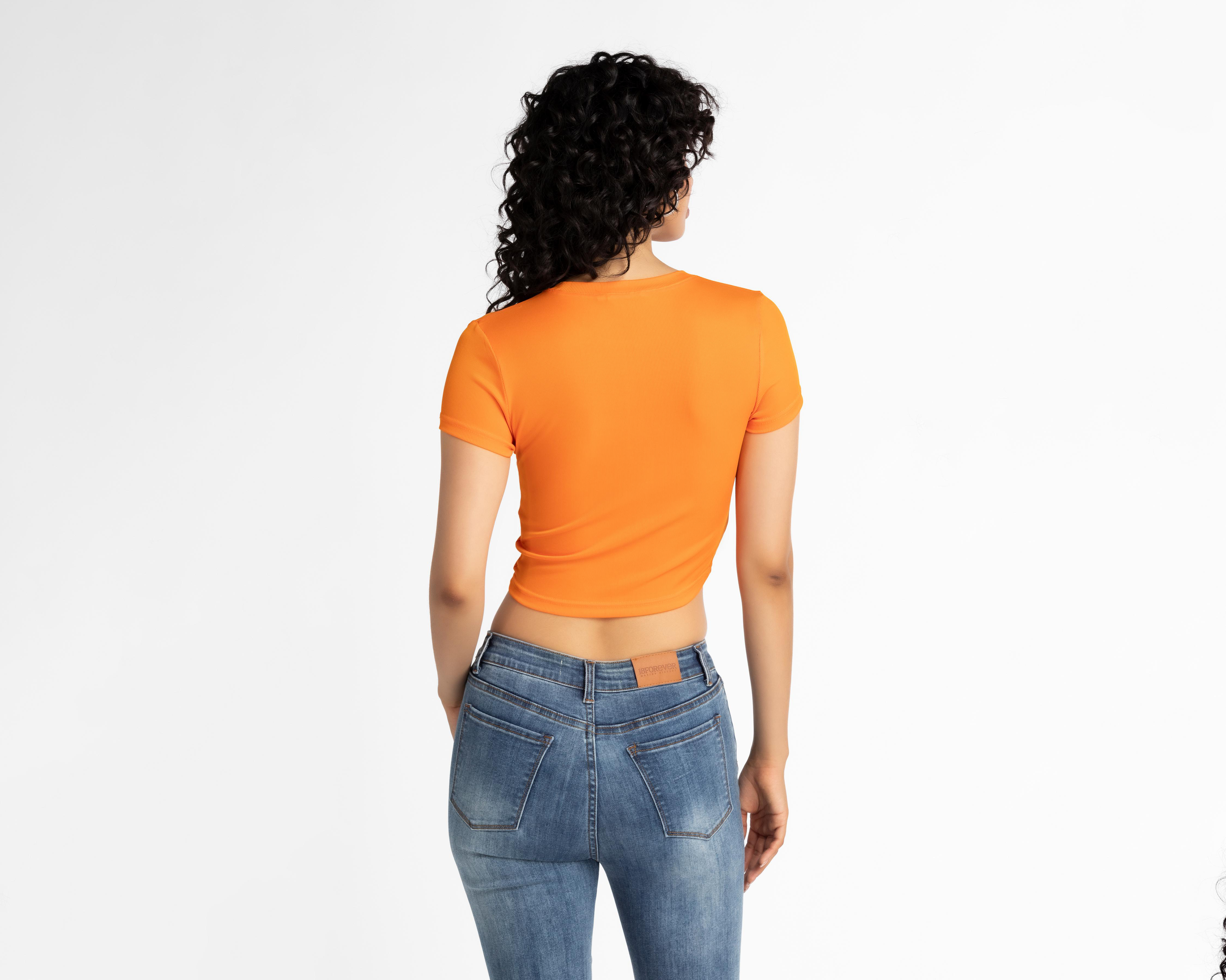 Foto 4 pulgar | Blusa 18 Forever Manga Corta con Jareta