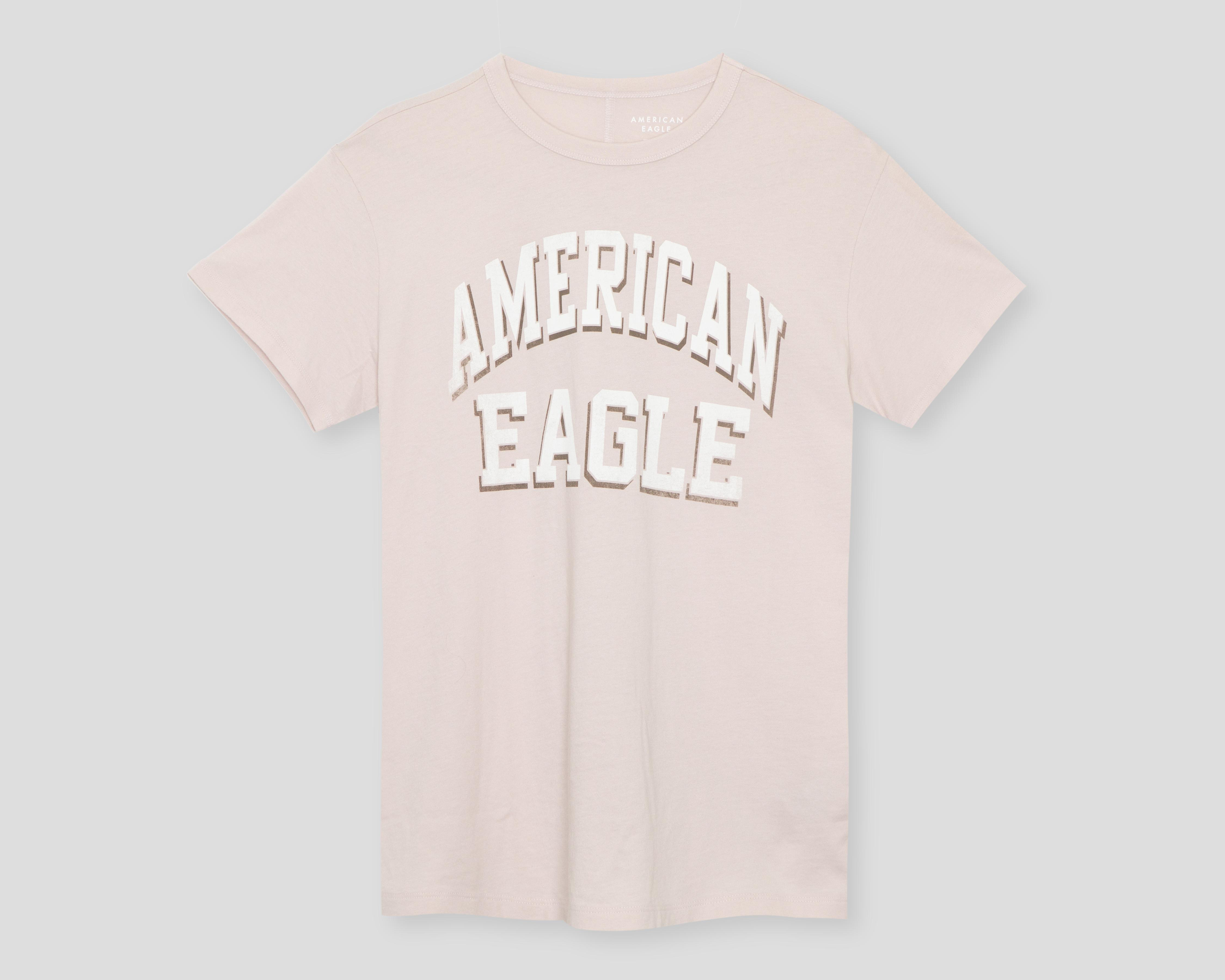 Foto 2 pulgar | Playera Cuello Redondo American Eagle para Mujer