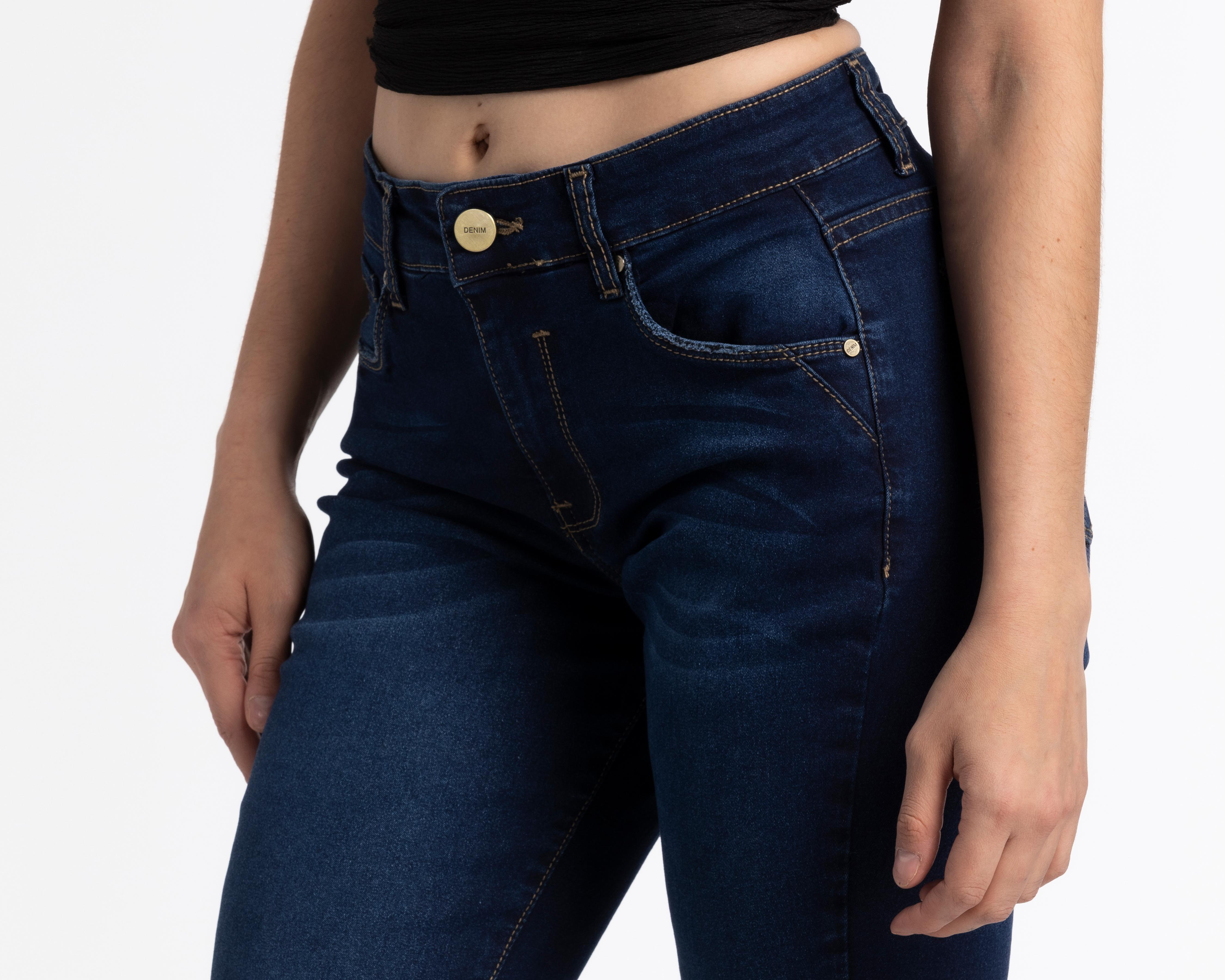 Foto 5 pulgar | Jeans Sahara Flare Fit Deslavados