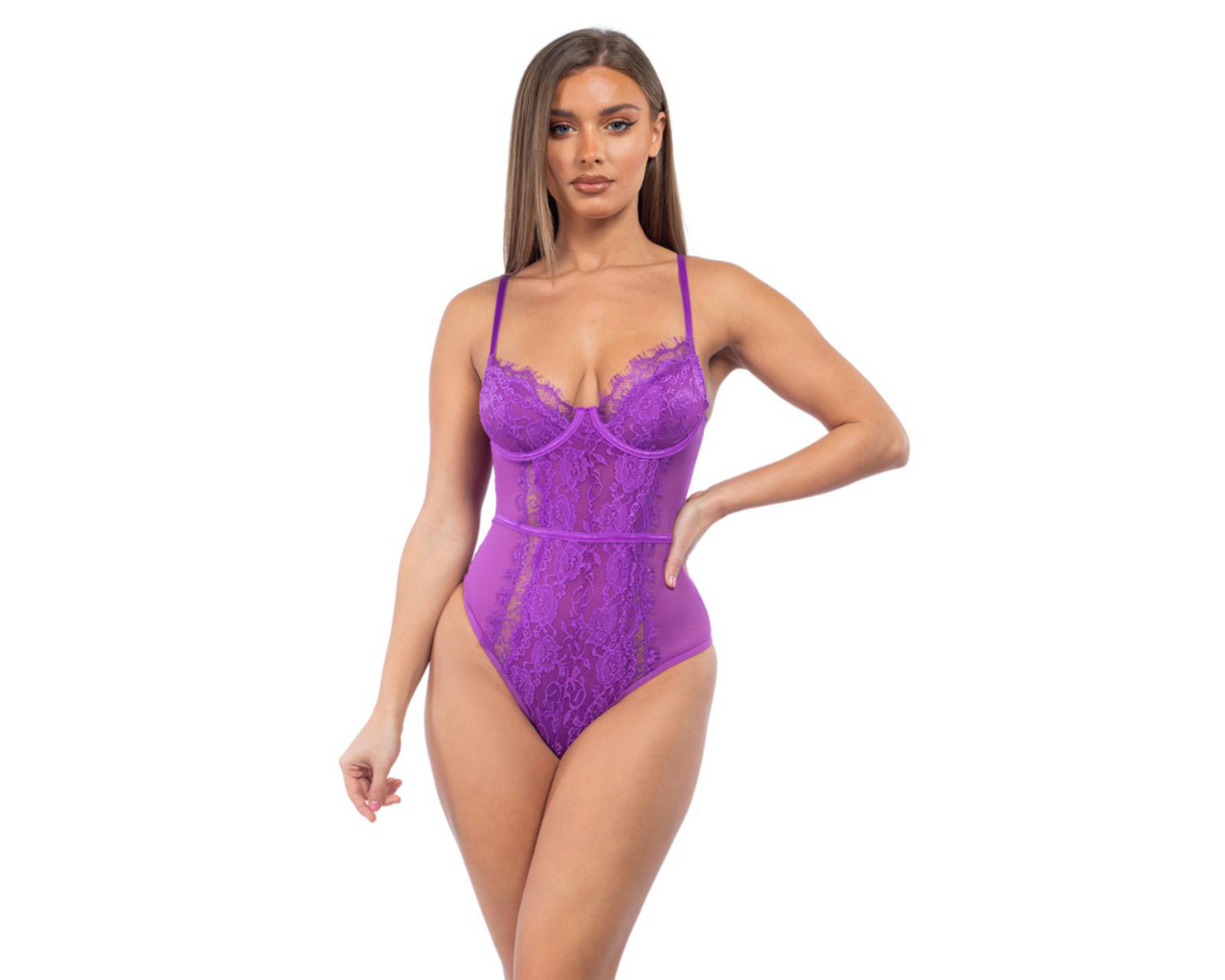 Baby Doll Just Sexy Lingerie con Encaje para Mujer