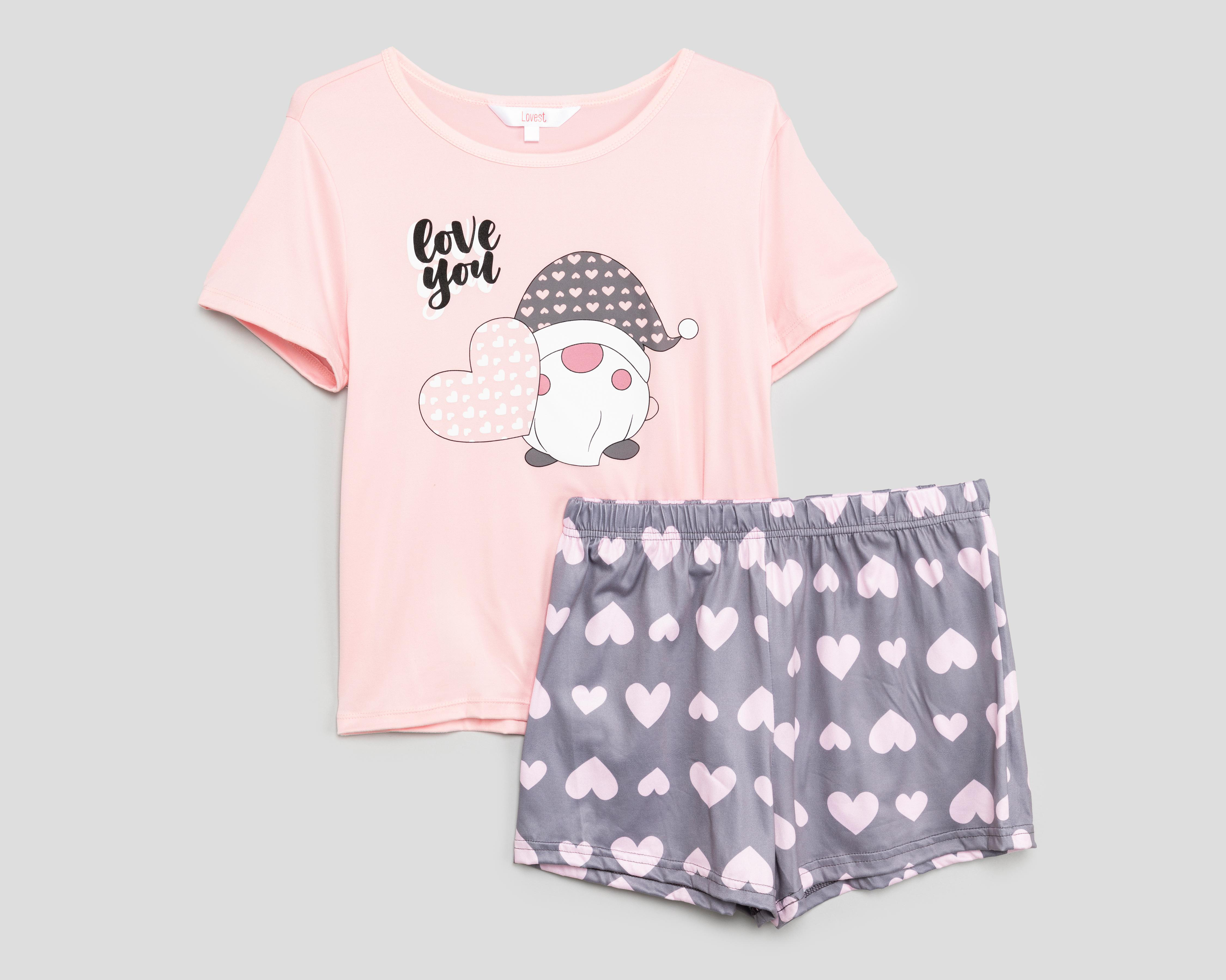 Foto 2 pulgar | Pijama Lovest para Mujer 2 Piezas