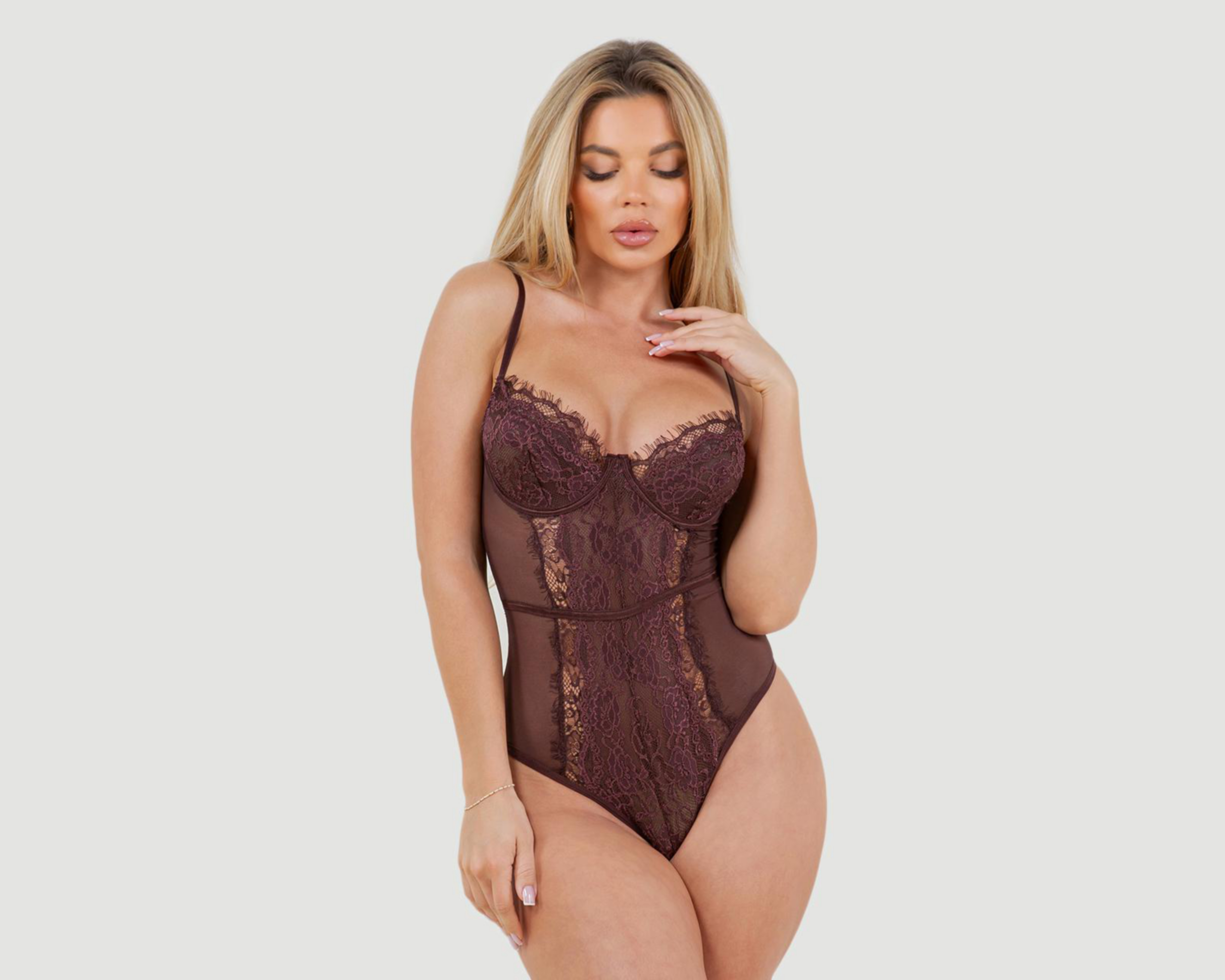 Body Just Sexy Lingerie con Encaje para Mujer